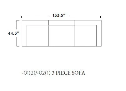 Fluffy 3pc Sofa