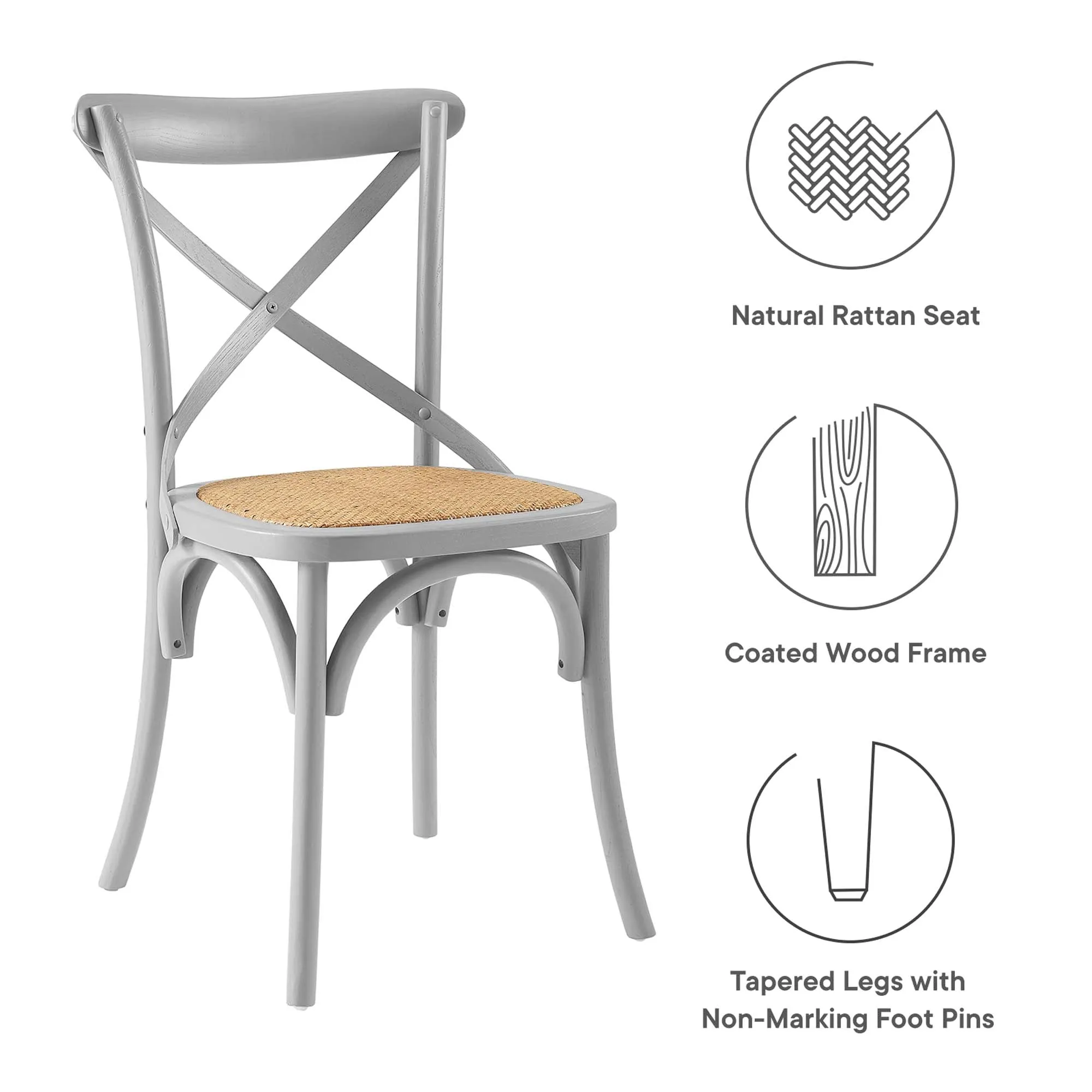 Gear Dining Side Chair Set of 2 by Modway