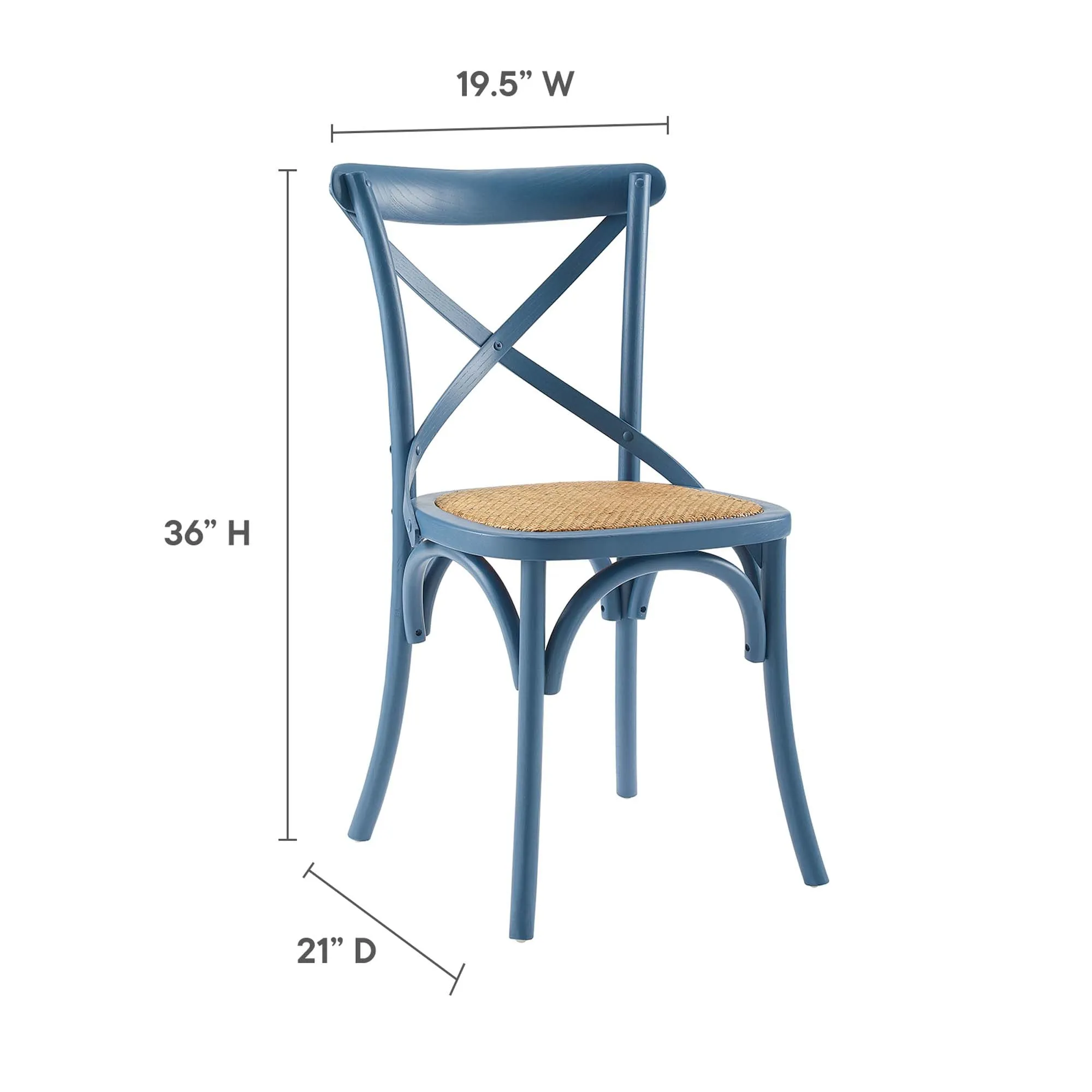 Gear Dining Side Chair Set of 2 by Modway