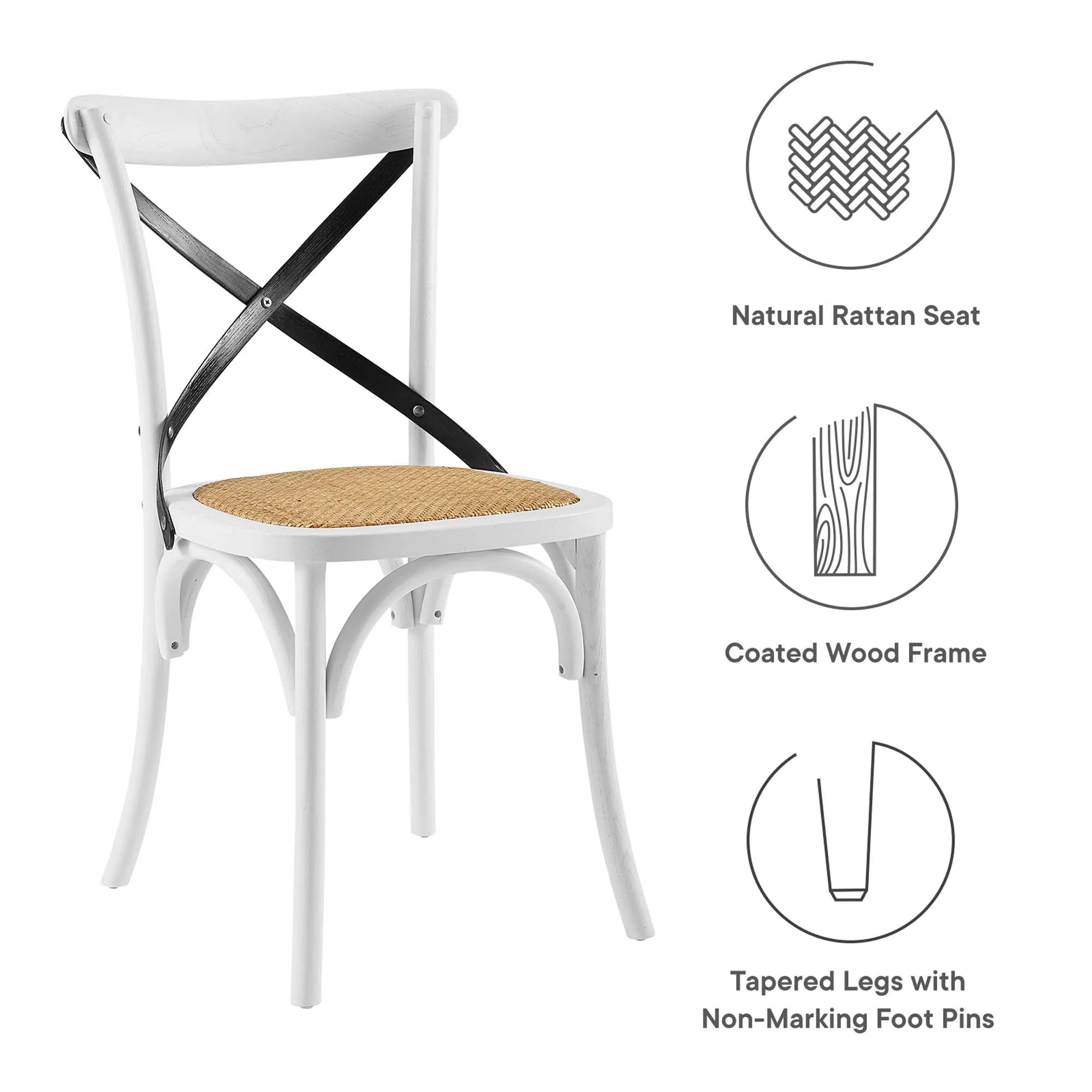 Gear Dining Side Chair Set of 2 by Modway