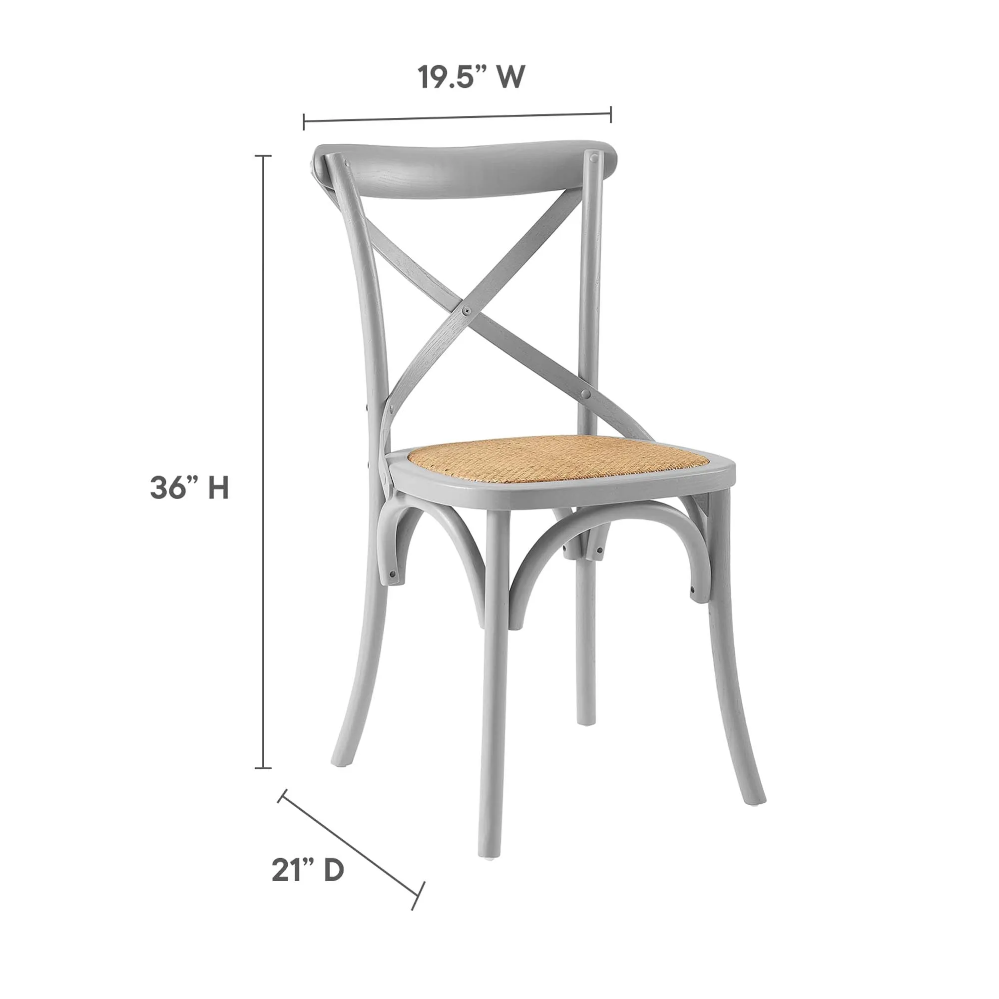 Gear Dining Side Chair Set of 2 by Modway
