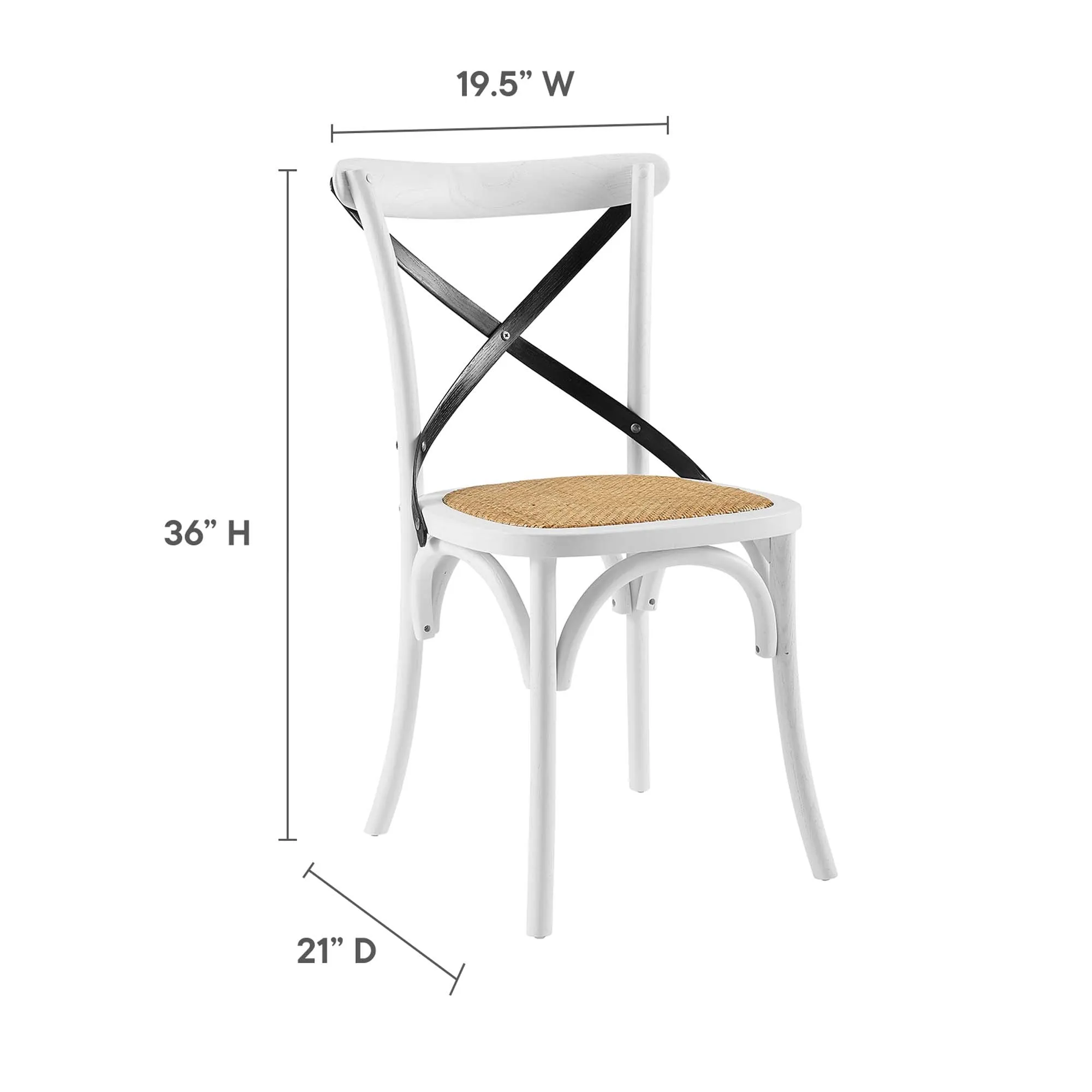 Gear Dining Side Chair Set of 2 by Modway