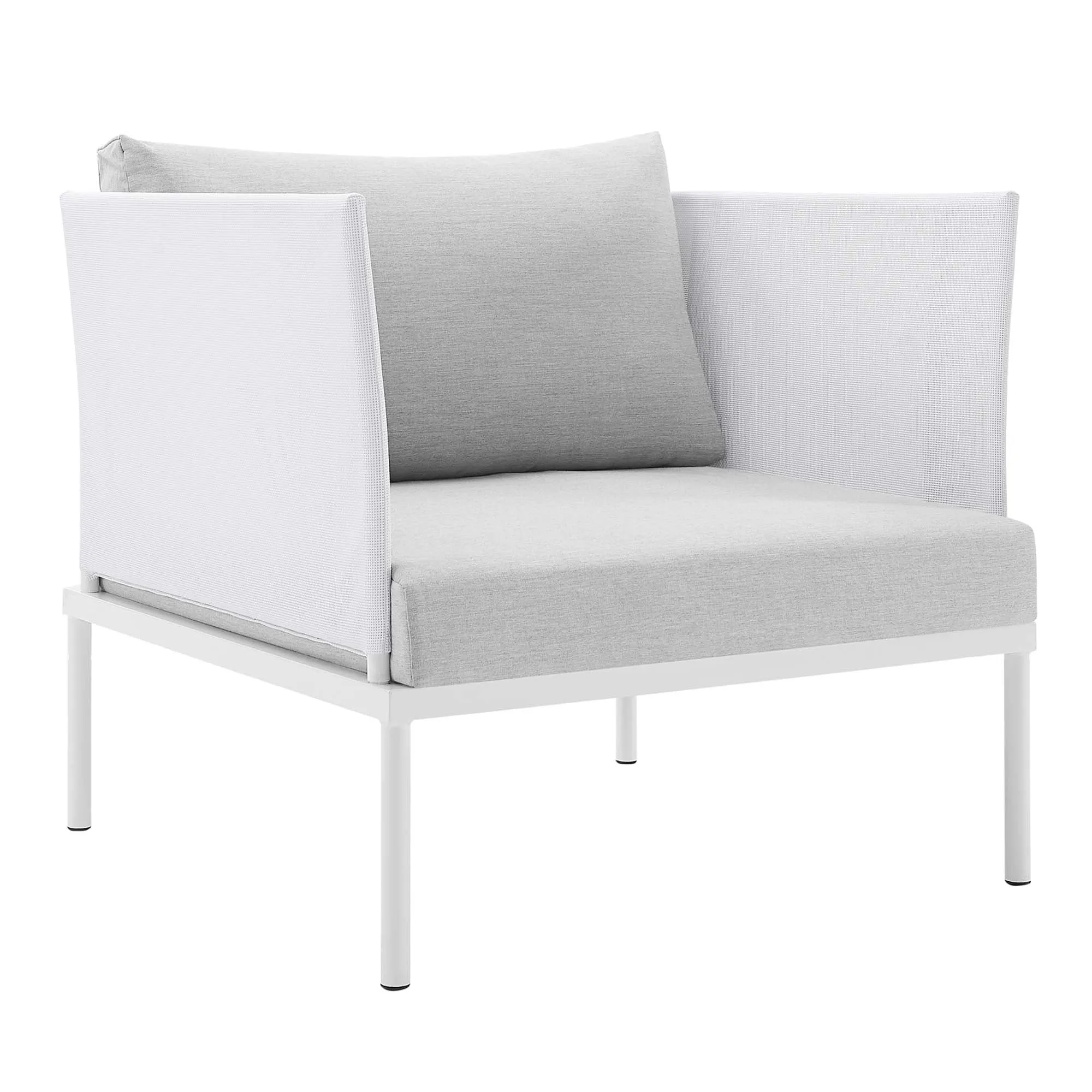 Harmony 3-Piece  Sunbrella® Outdoor Patio Aluminum Seating Set by Modway