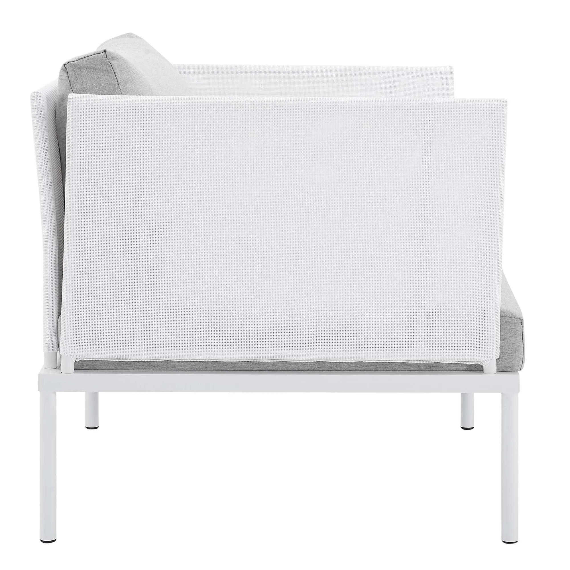 Harmony 3-Piece  Sunbrella® Outdoor Patio Aluminum Seating Set by Modway