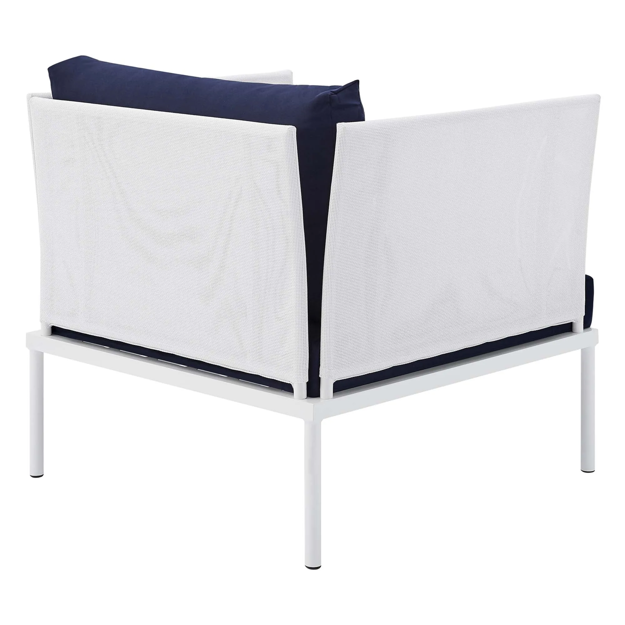 Harmony 3-Piece  Sunbrella® Outdoor Patio Aluminum Seating Set by Modway