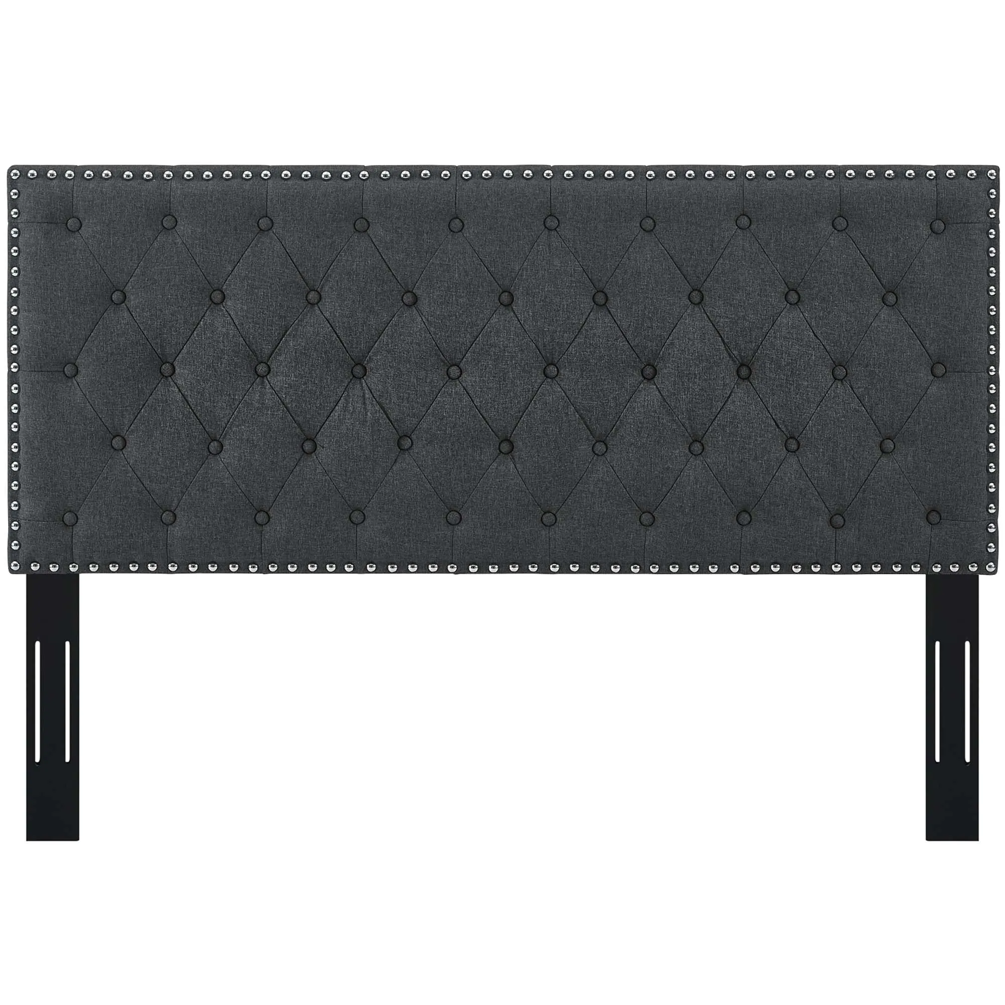 Helena Tufted Upholstered Linen Fabric Headboard by Modway
