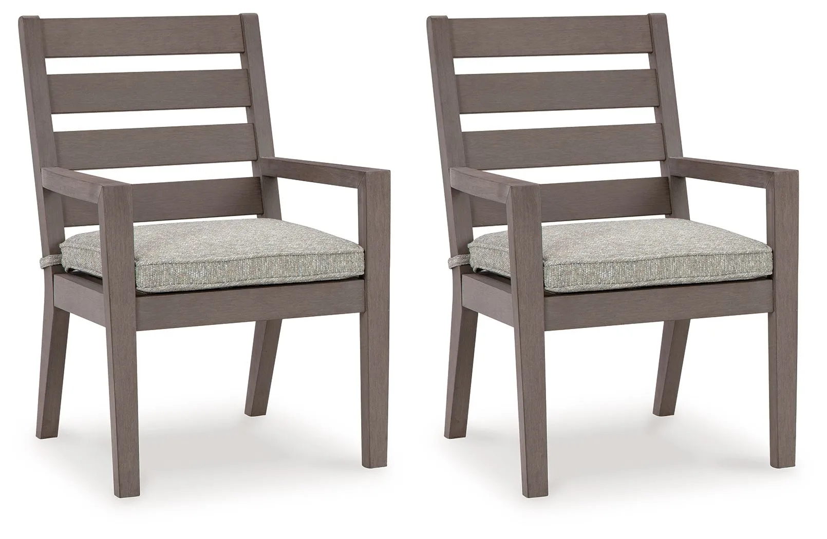 Hillside Barn Gray / Brown Arm Chair With Cushion
