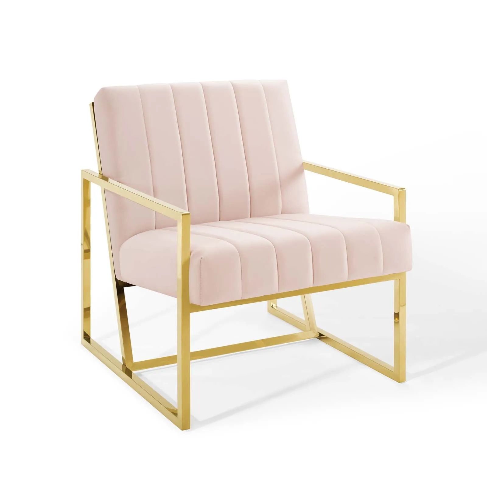 Inspire Channel Tufted Performance Velvet Armchair by Modway