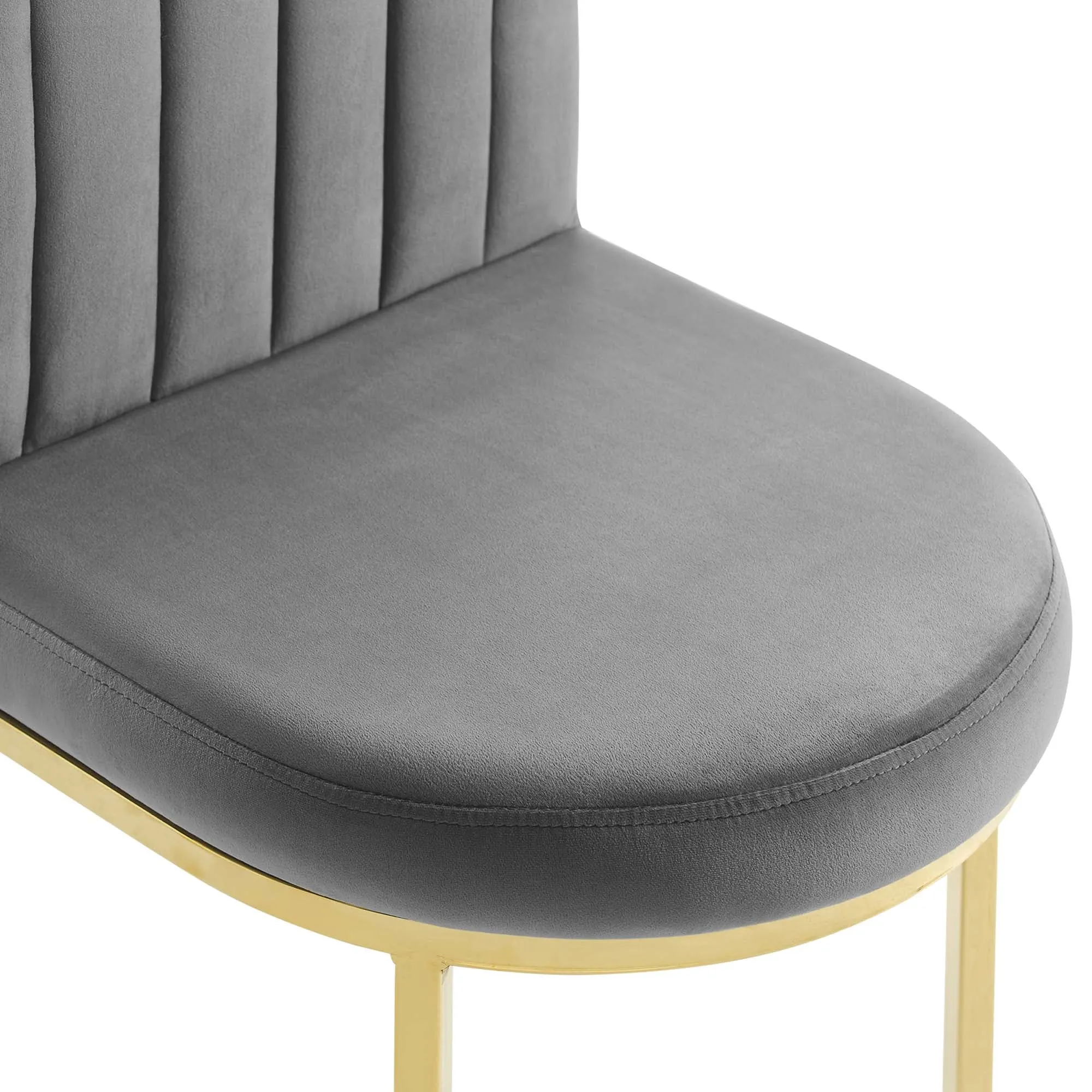 Isla Dining Side Chair Performance Velvet Set of 2 by Modway