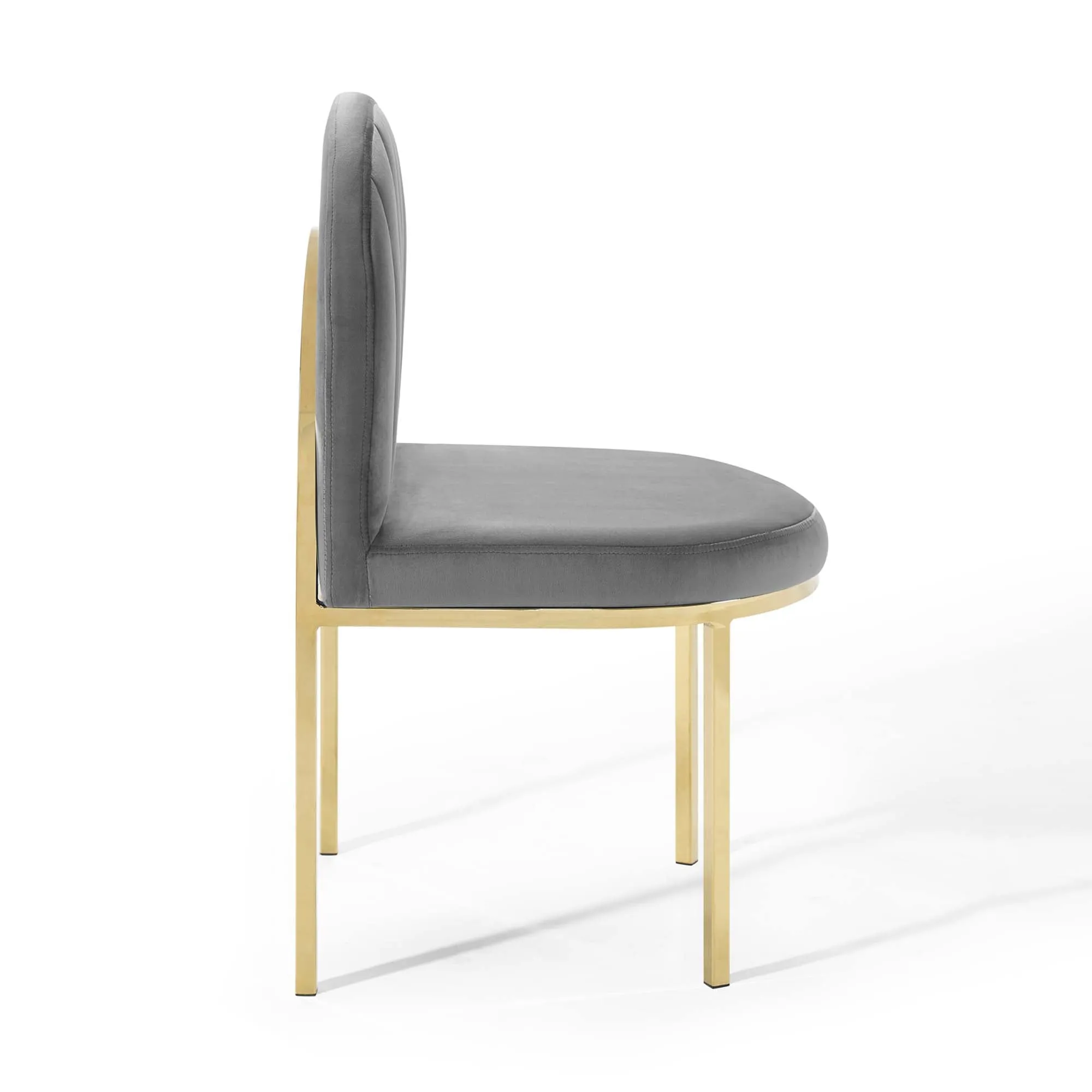 Isla Dining Side Chair Performance Velvet Set of 2 by Modway