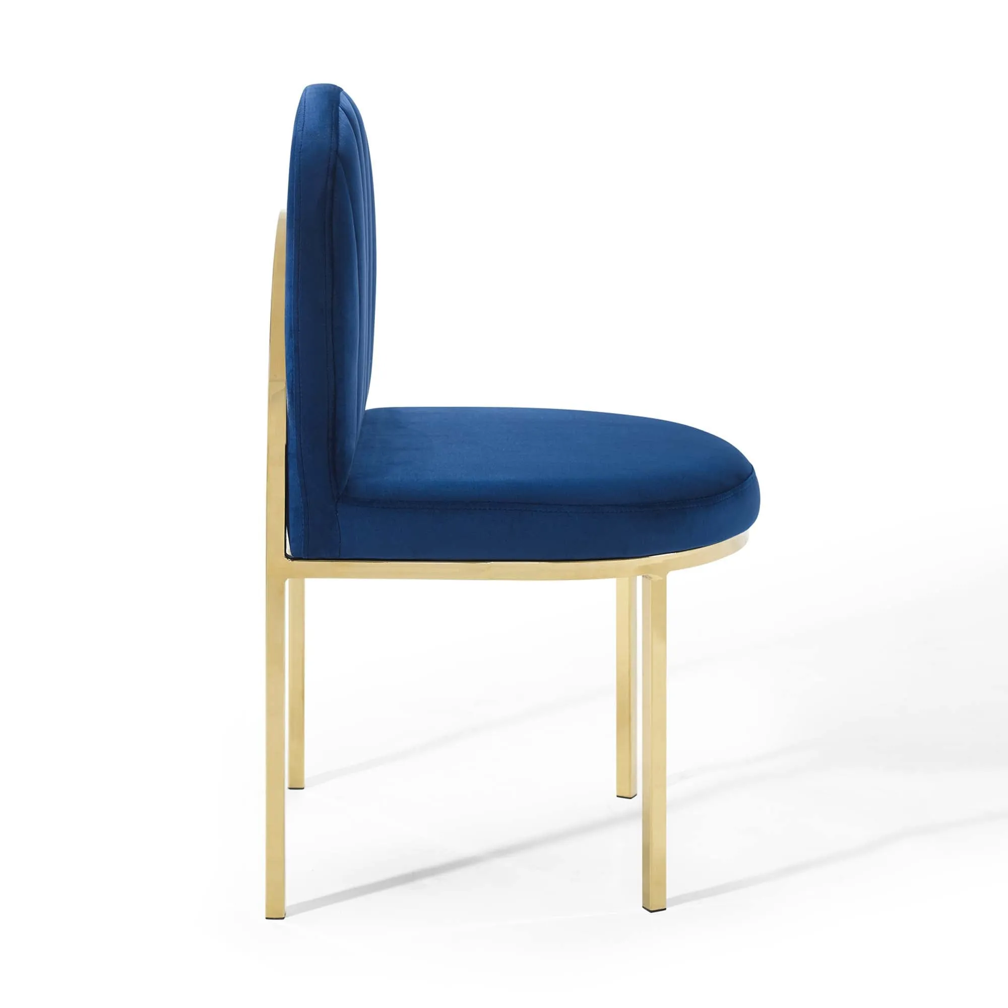 Isla Dining Side Chair Performance Velvet Set of 2 by Modway