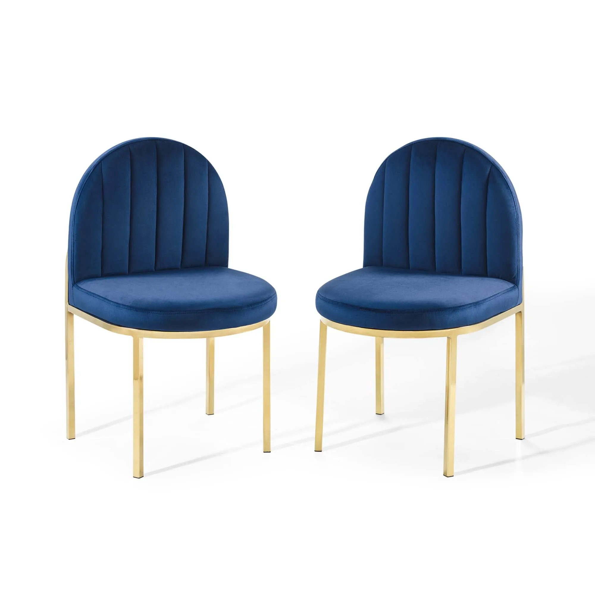Isla Dining Side Chair Performance Velvet Set of 2 by Modway