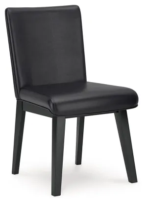Jettaya Black Dining Upholstered Side Chair