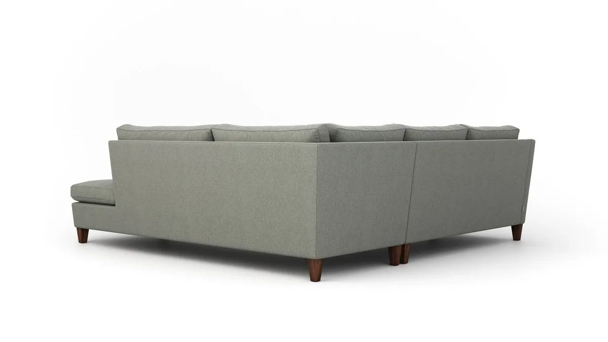 Johnny Homemaker Sectional With Bumper