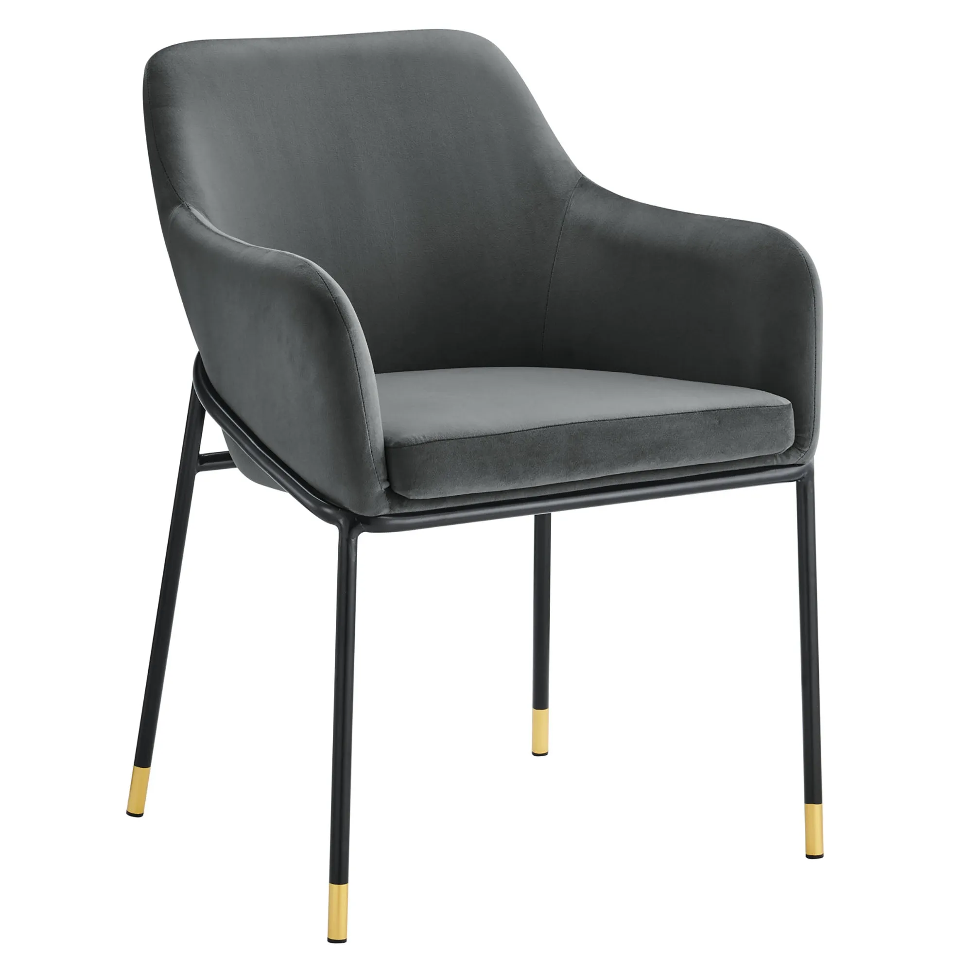 Jovi Performance Velvet Dining Armchair Set of 2 by Modway
