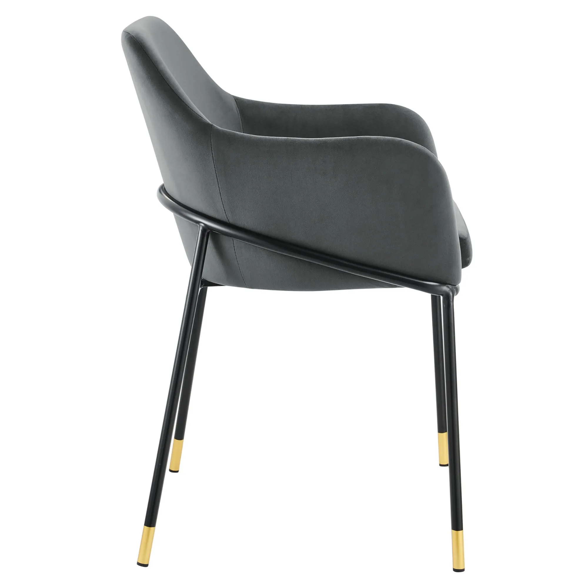Jovi Performance Velvet Dining Armchair Set of 2 by Modway