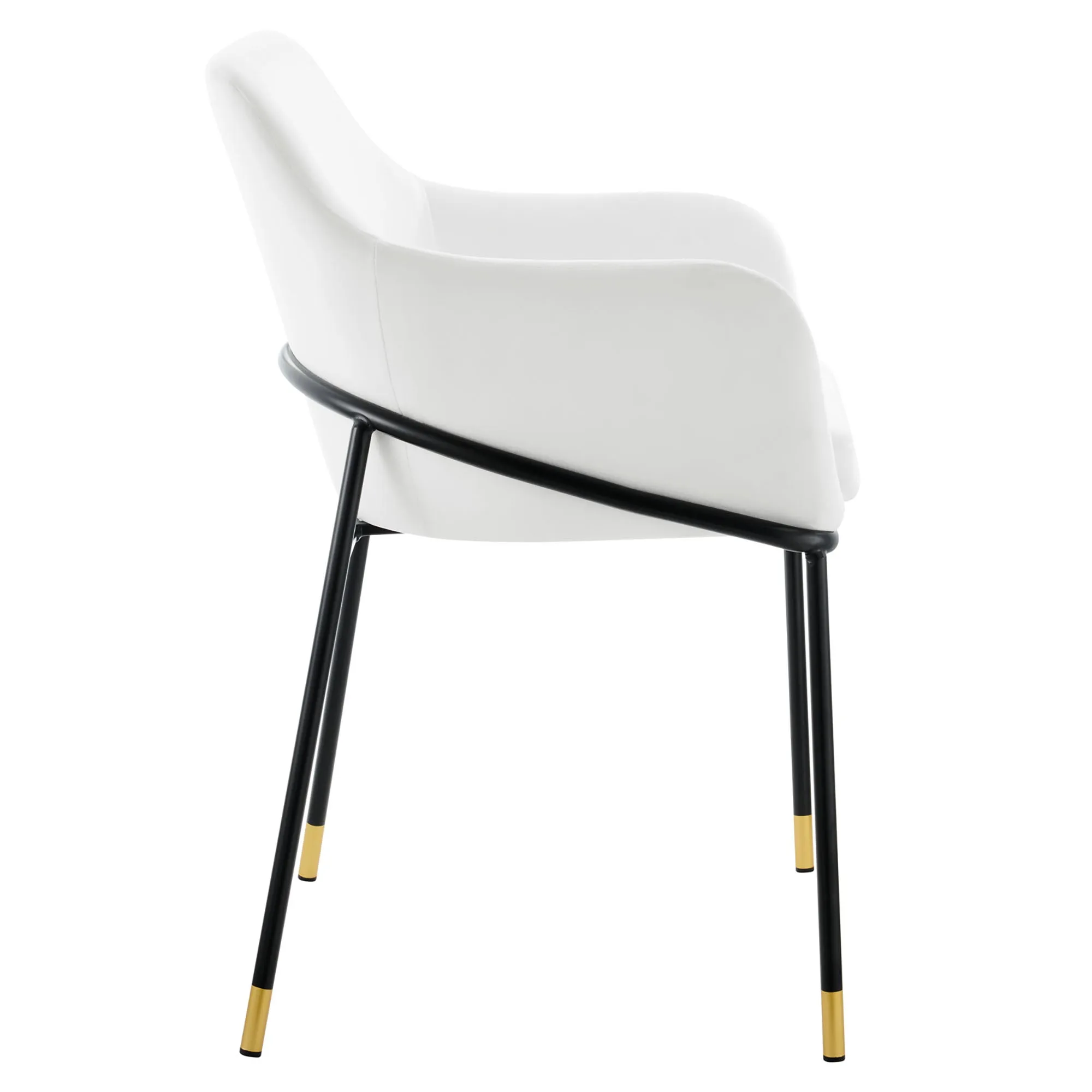 Jovi Performance Velvet Dining Armchair Set of 2 by Modway