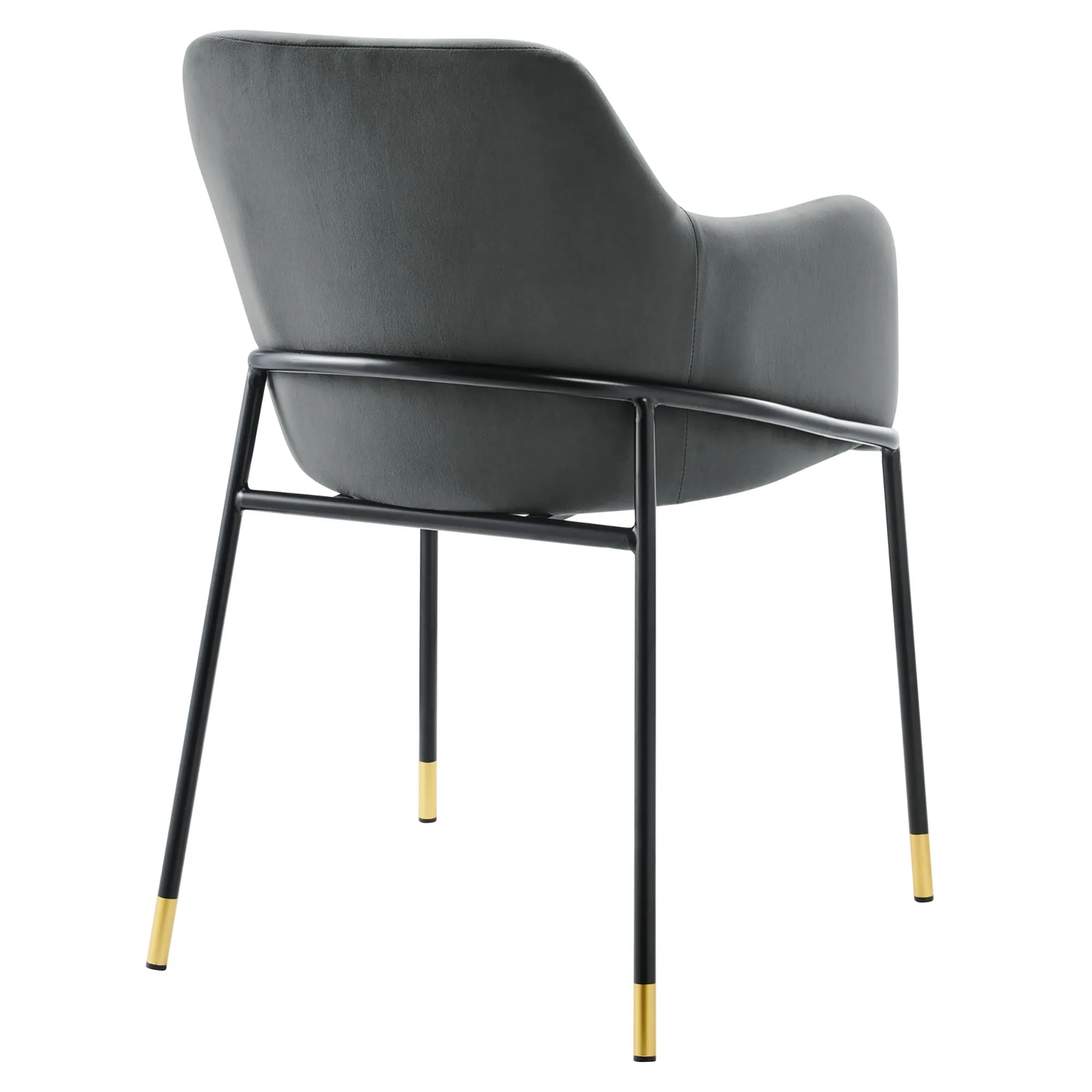 Jovi Performance Velvet Dining Armchair Set of 2 by Modway