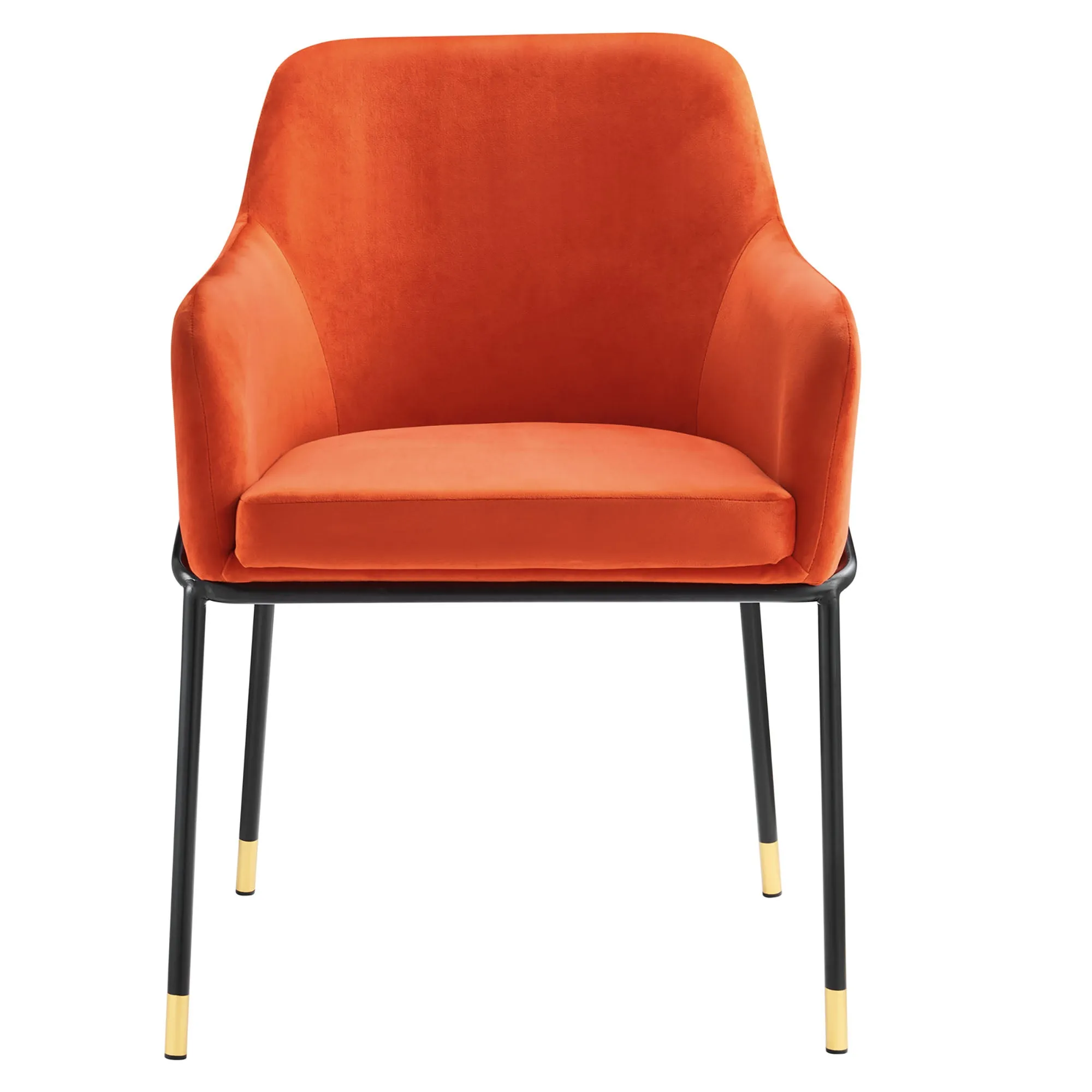 Jovi Performance Velvet Dining Armchair Set of 2 by Modway