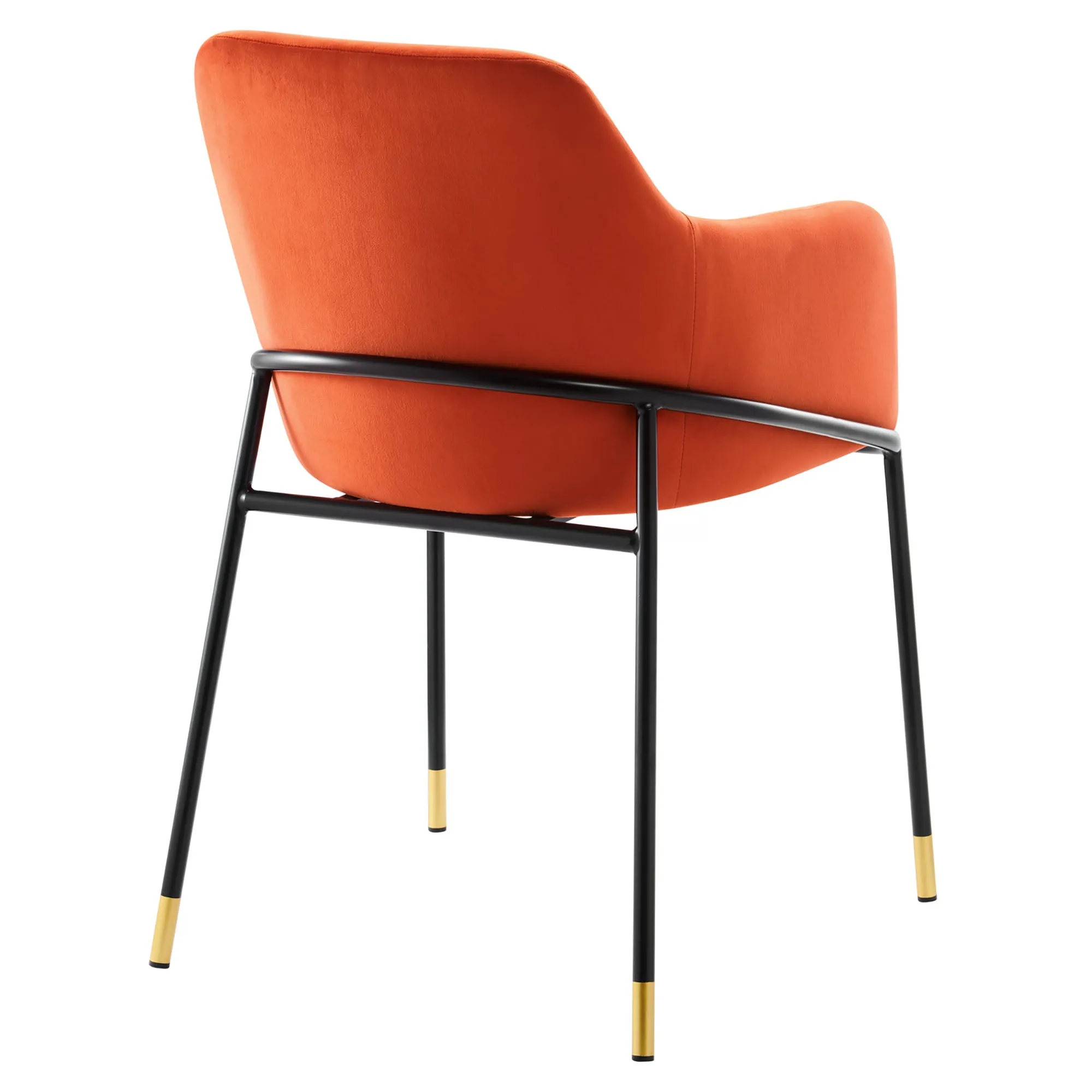 Jovi Performance Velvet Dining Armchair Set of 2 by Modway