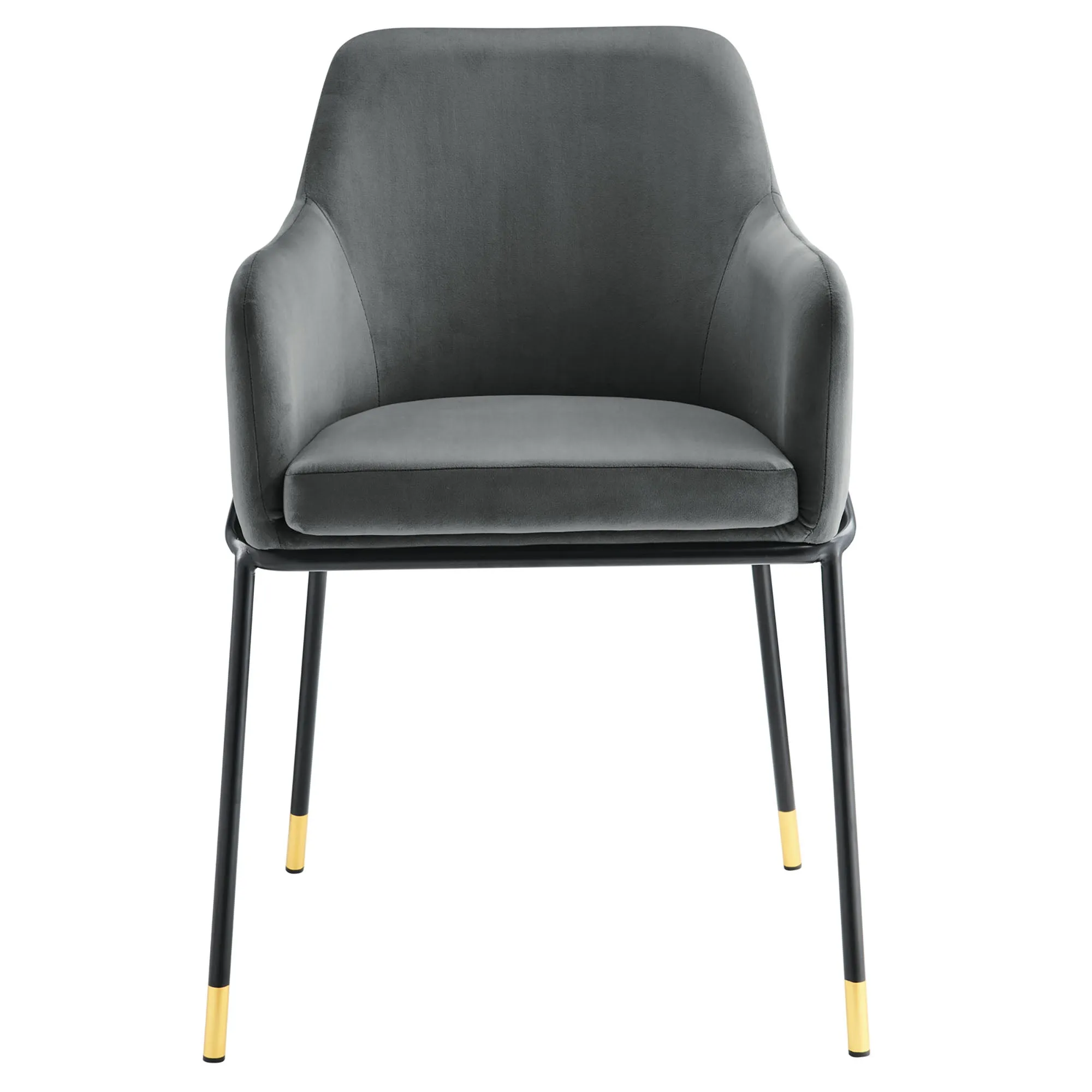 Jovi Performance Velvet Dining Armchair Set of 2 by Modway