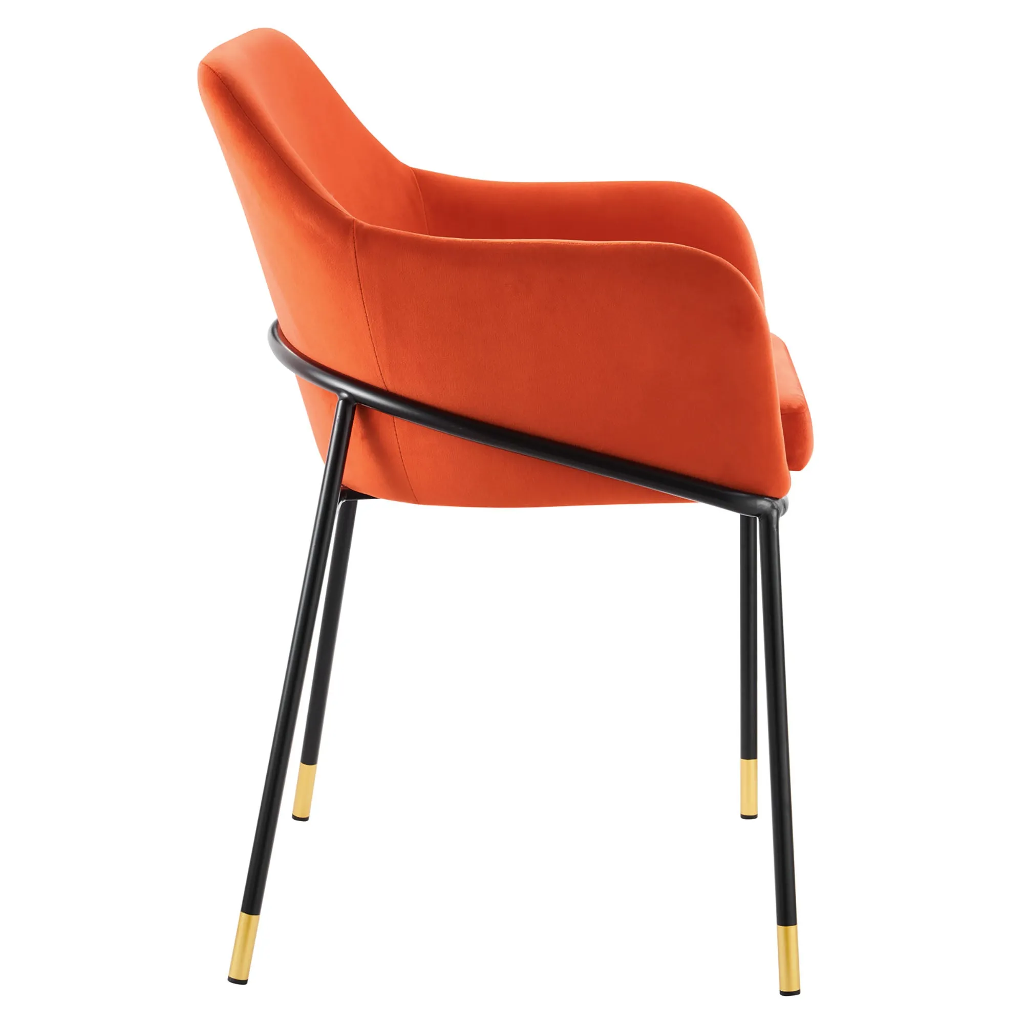 Jovi Performance Velvet Dining Armchair Set of 2 by Modway