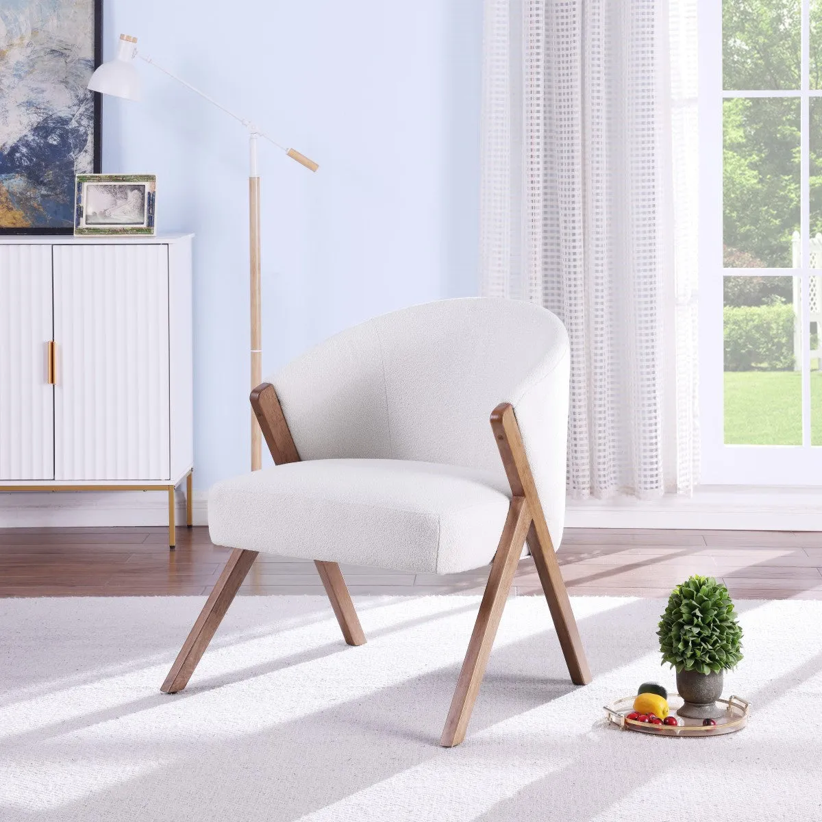 Lathan Accent Chair - Cream