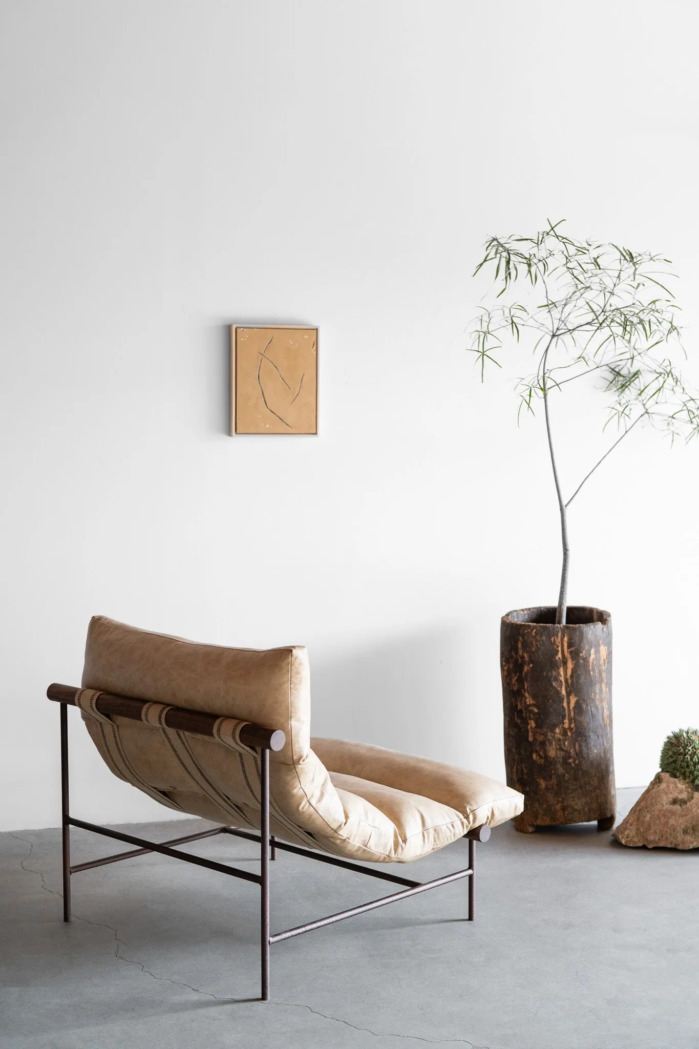 Leather Rosa Lounge Chair | STOCK