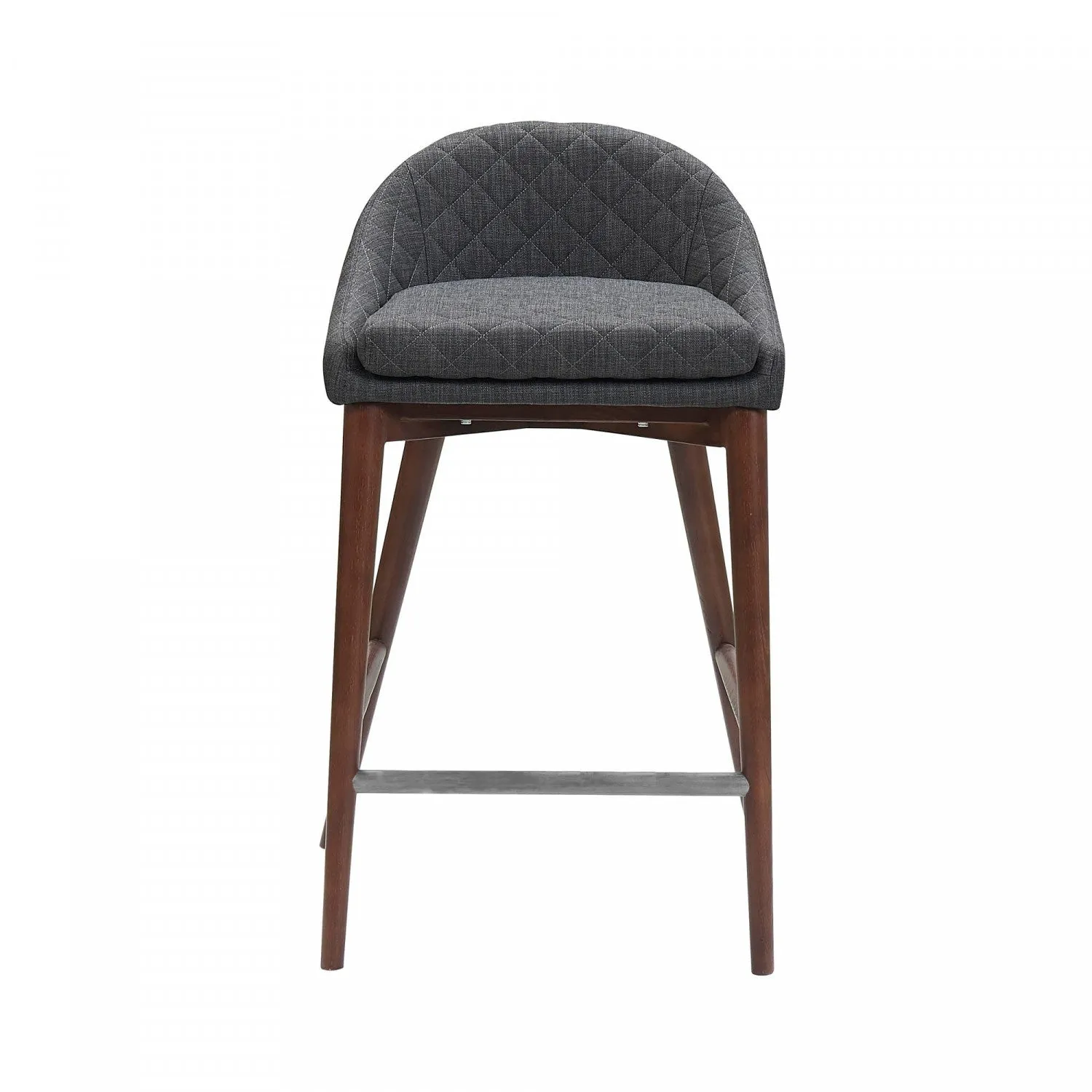 Lunvik Counter Stool - Dark Grey - Set of Two