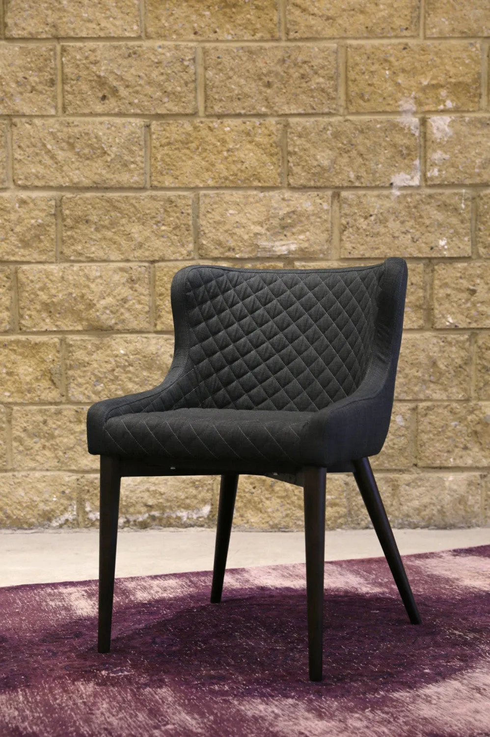 Lunvik Dining Chair - Dark Grey - Set of Two