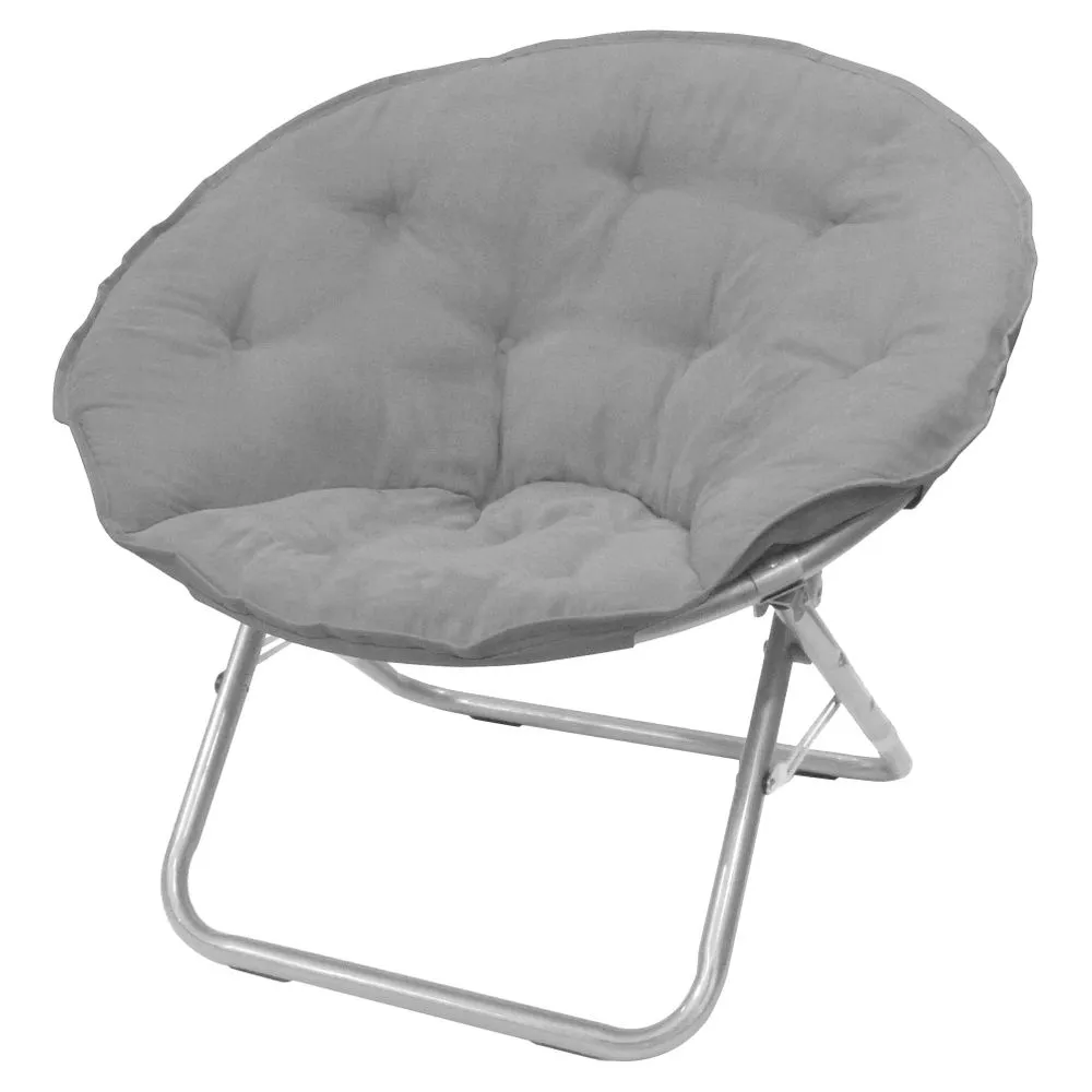 Mainstays Large Microsuede Saucer Chair, Multiple Colors