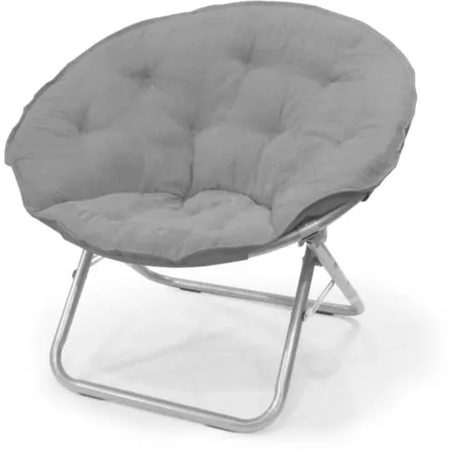 Mainstays Large Microsuede Saucer Chair, Multiple Colors