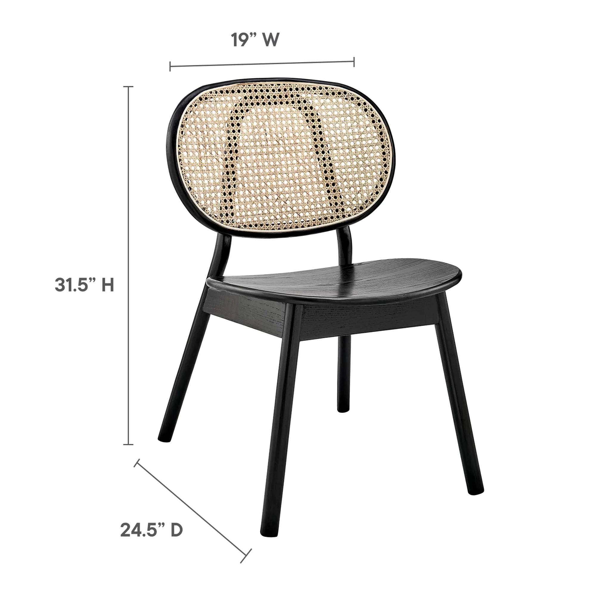 Malina Wood Dining Side Chair by Modway