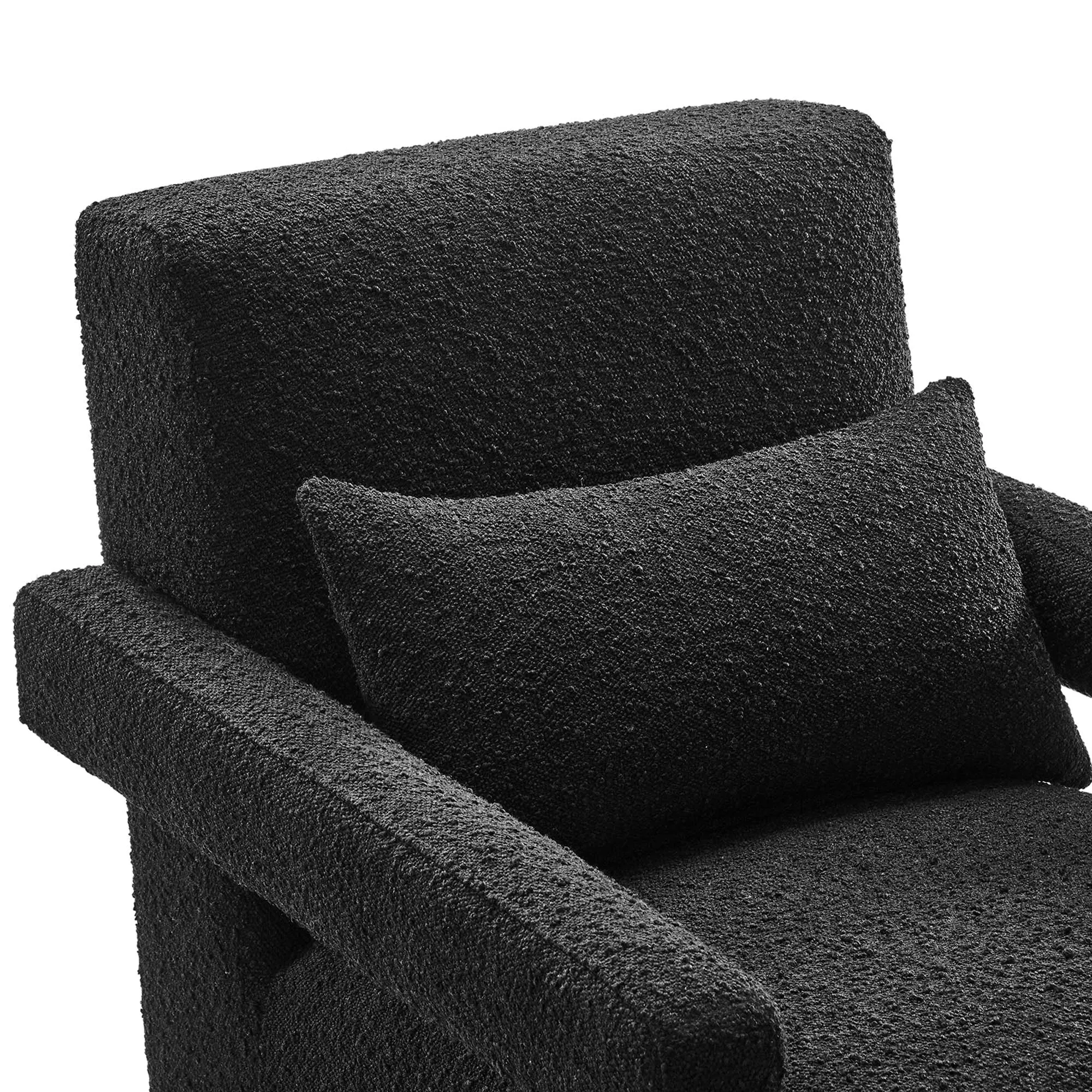 Mirage Boucle Upholstered Armchair by Modway