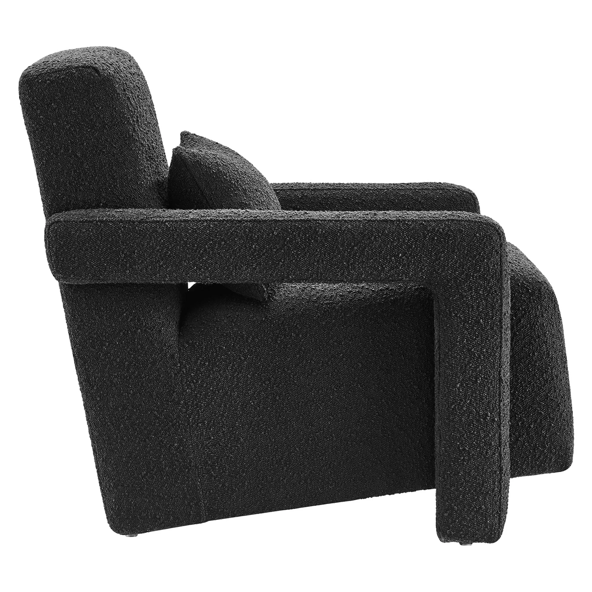 Mirage Boucle Upholstered Armchair by Modway