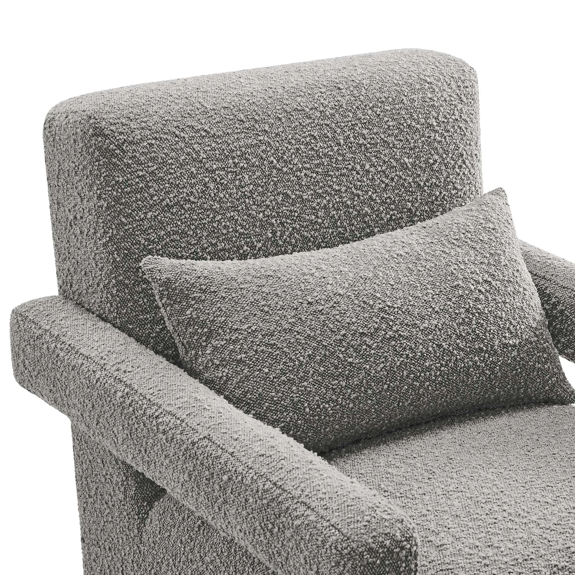 Mirage Boucle Upholstered Armchair by Modway