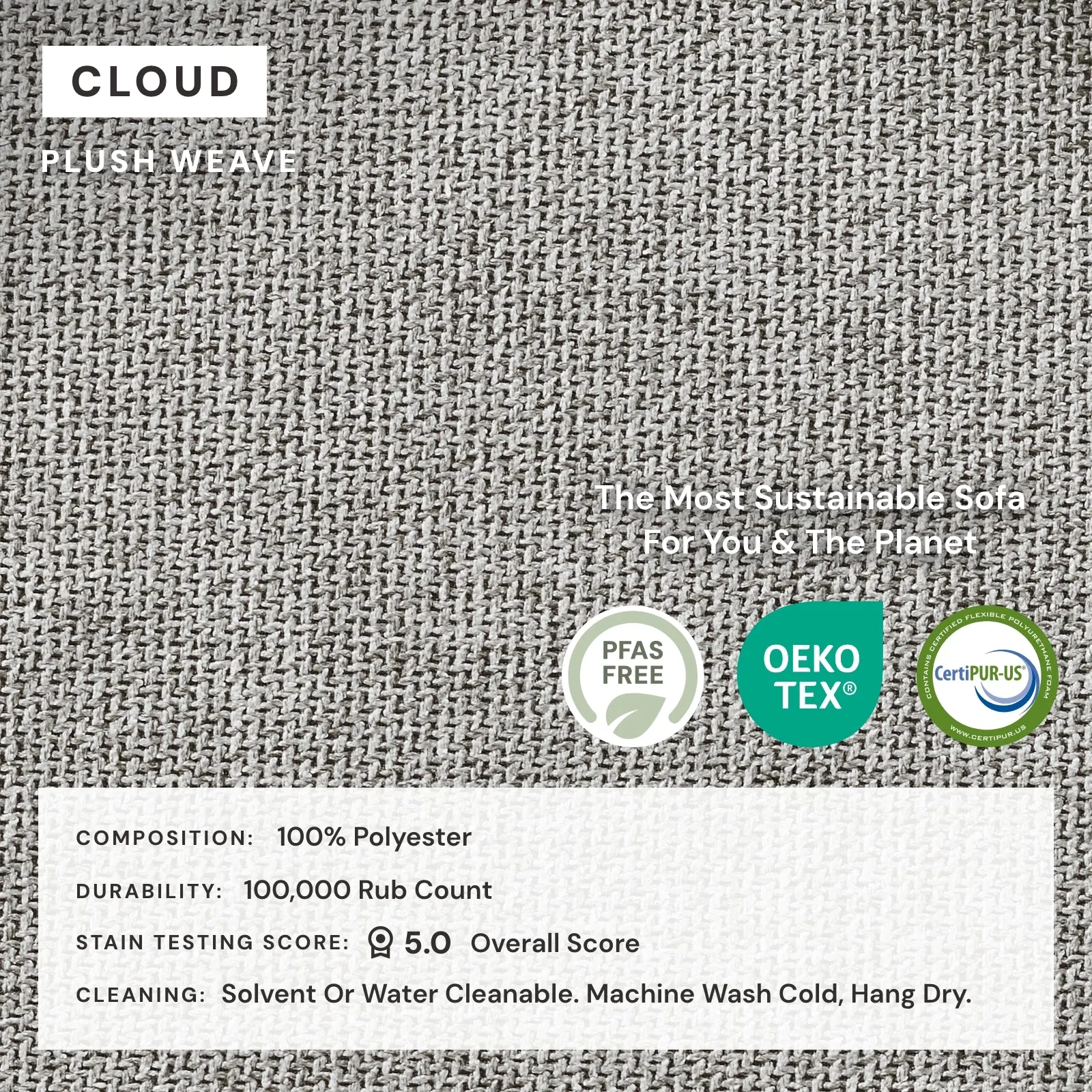 Modular Performance 8-Seater Open-Ends U-Sectional in Cloud | Deluxe Blend
