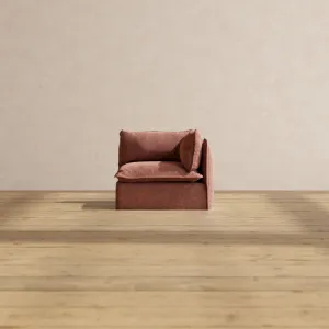 Modular Performance End Chair in Chestnut | Deluxe Blend