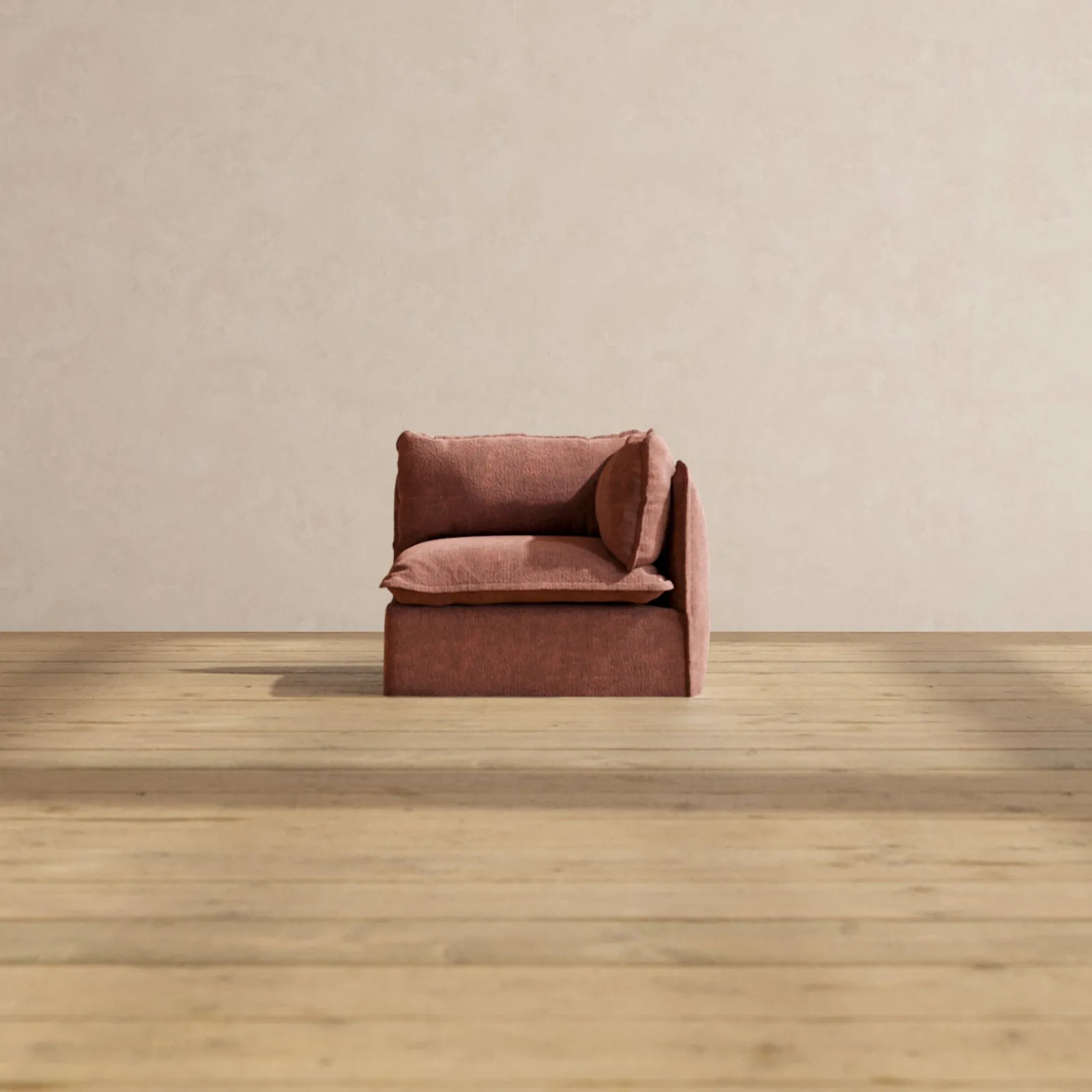 Modular Performance End Chair in Chestnut | Deluxe Blend