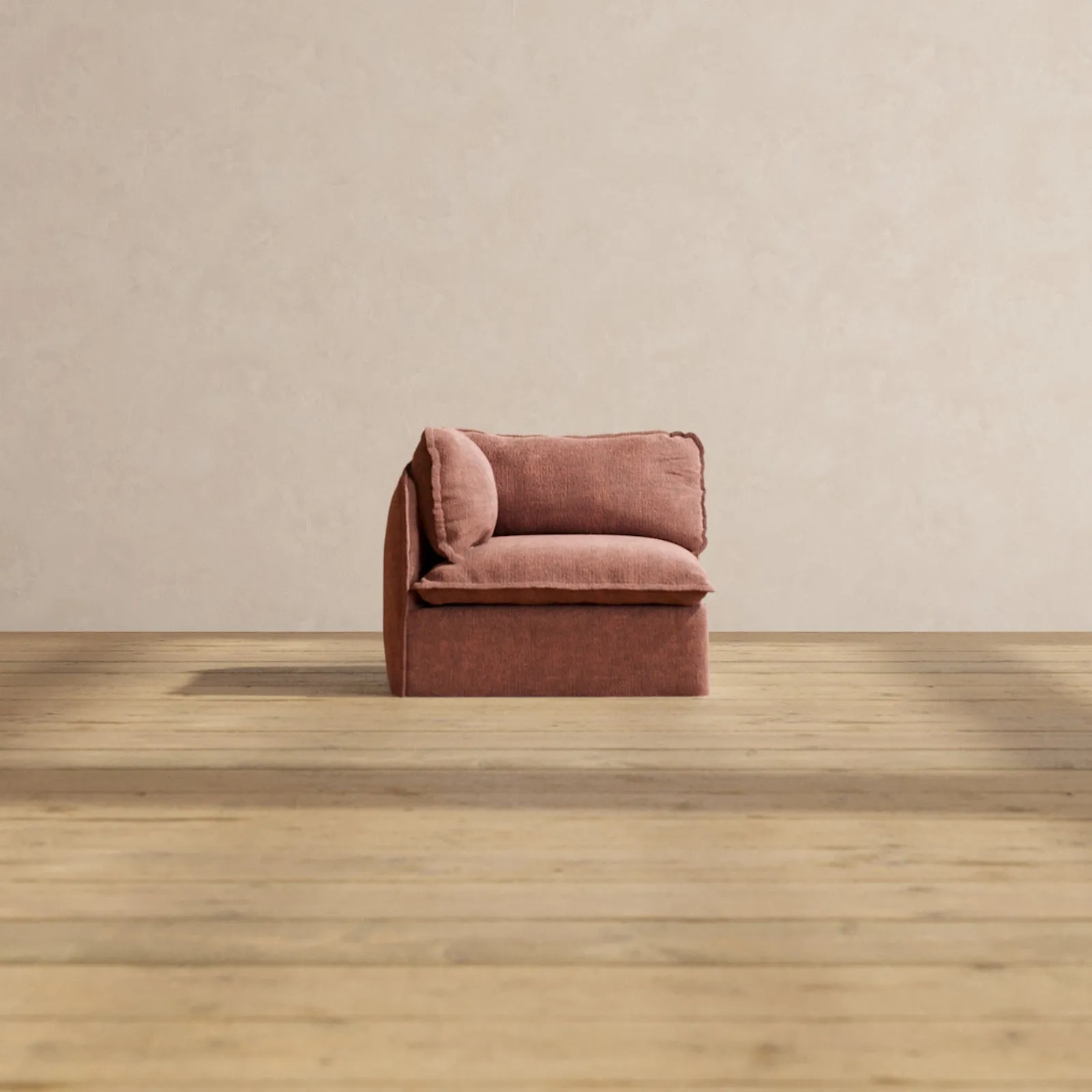 Modular Performance End Chair in Chestnut | Relaxed Blend