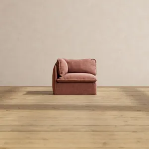 Modular Performance End Chair in Chestnut | Relaxed Blend