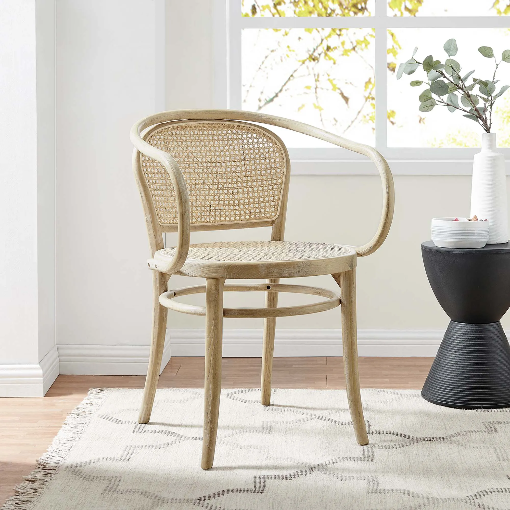 Oliana Wood Dining Armchair by Modway