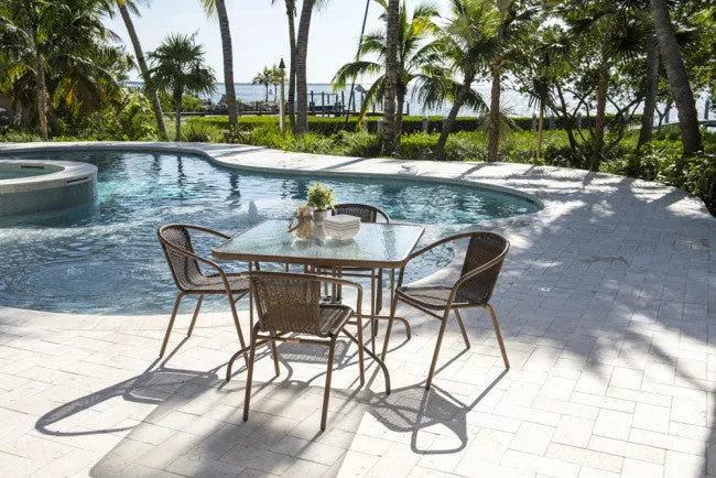 Panama Jack Café 5 PC Woven Dining Set