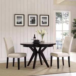 Parcel Dining Side Chair Fabric Set of 2 by Modway