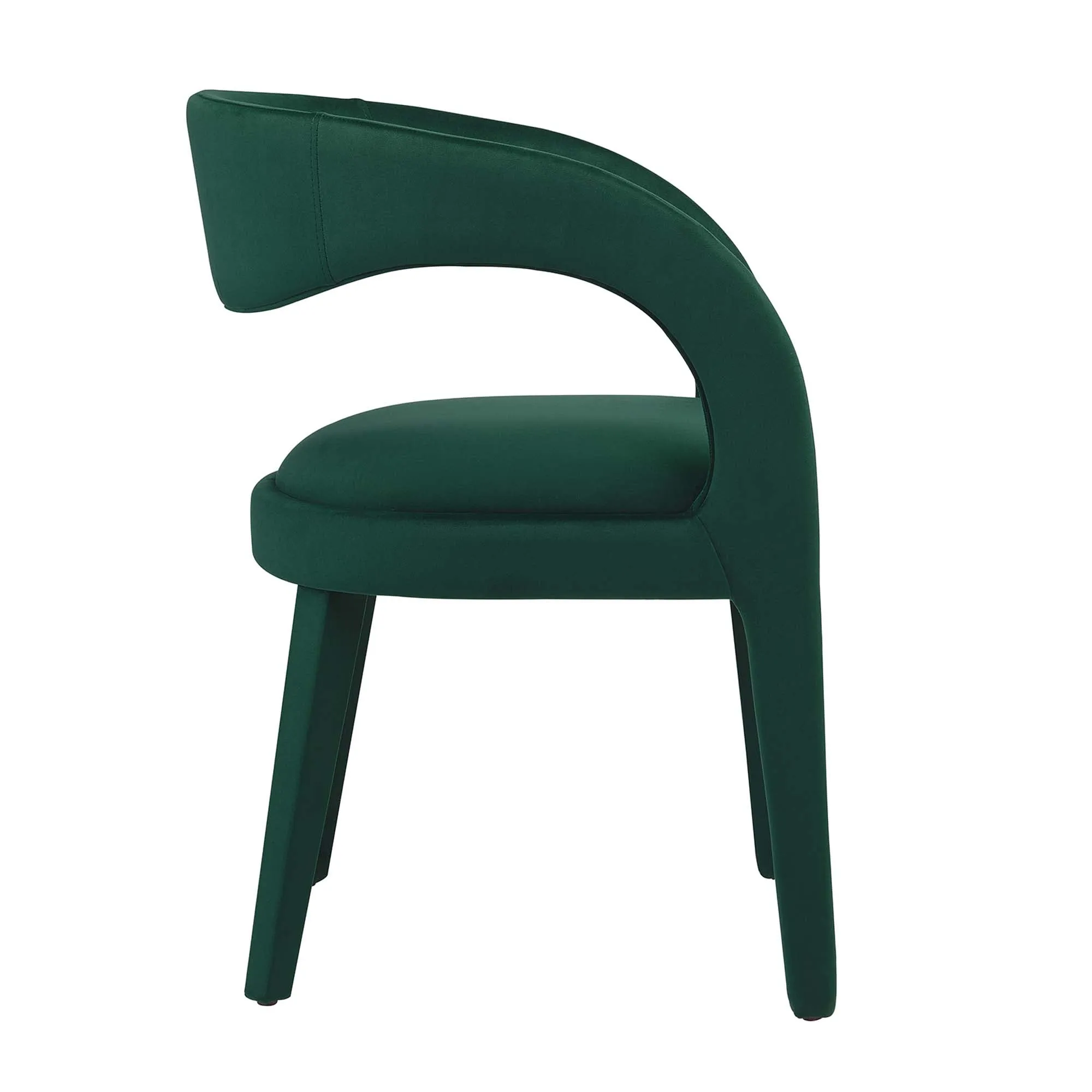 Pinnacle Performance Velvet Dining Chair Set of Two by Modway