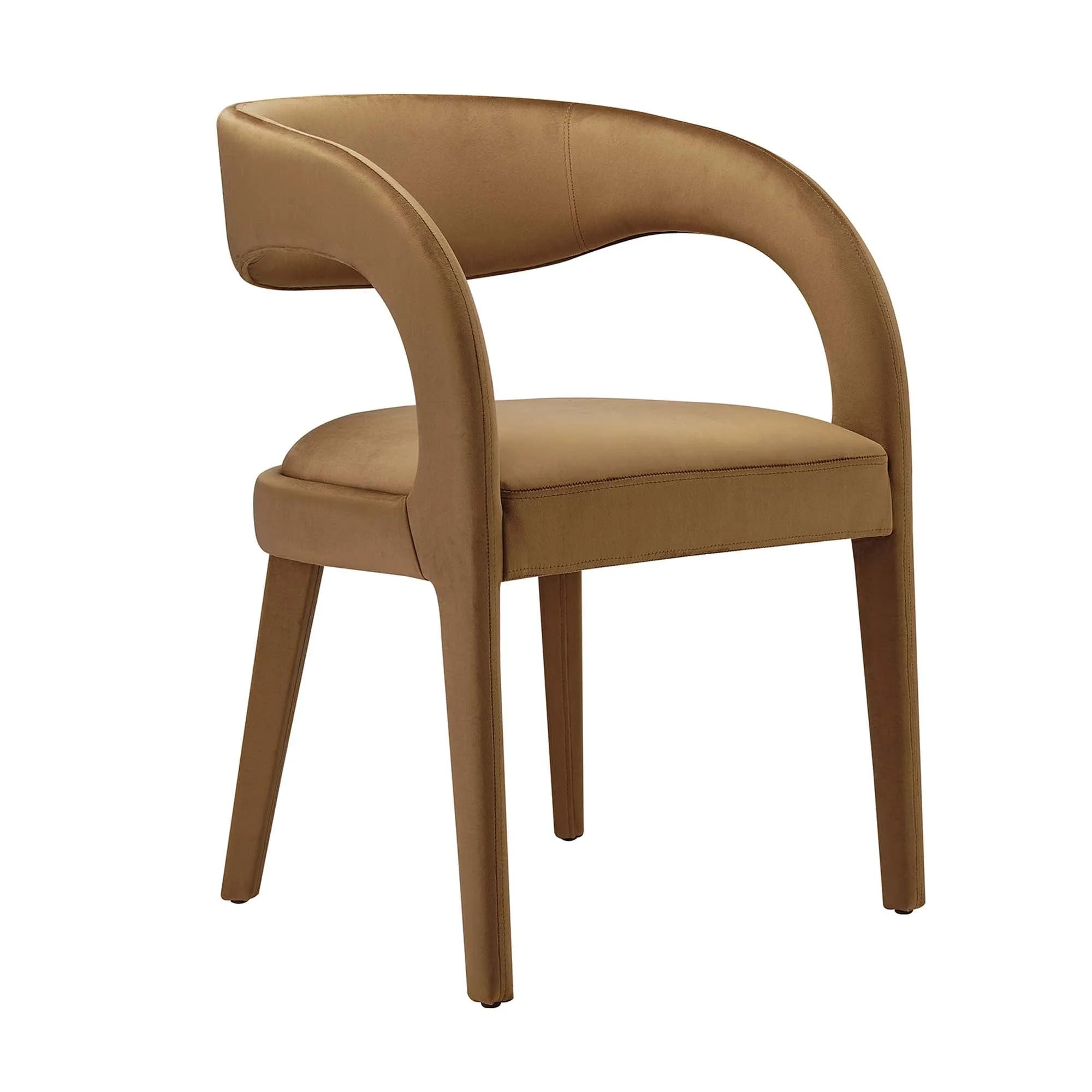 Pinnacle Performance Velvet Dining Chair Set of Two by Modway