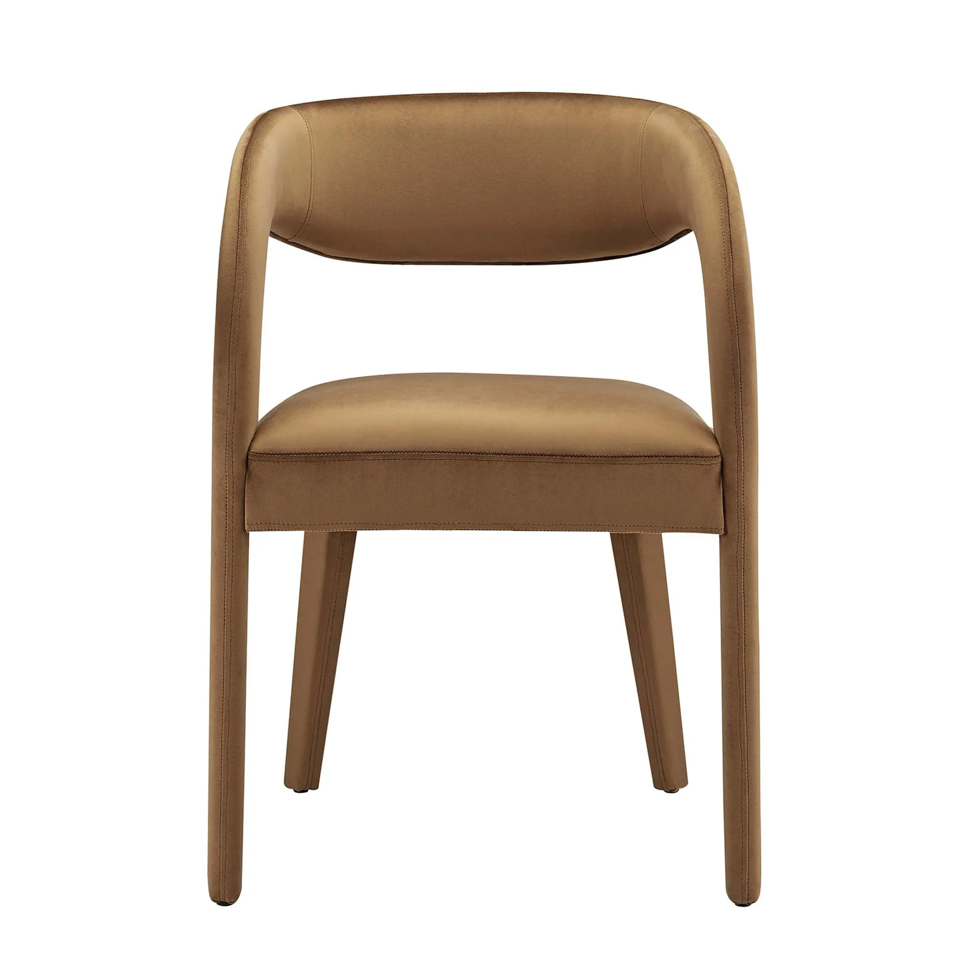 Pinnacle Performance Velvet Dining Chair Set of Two by Modway