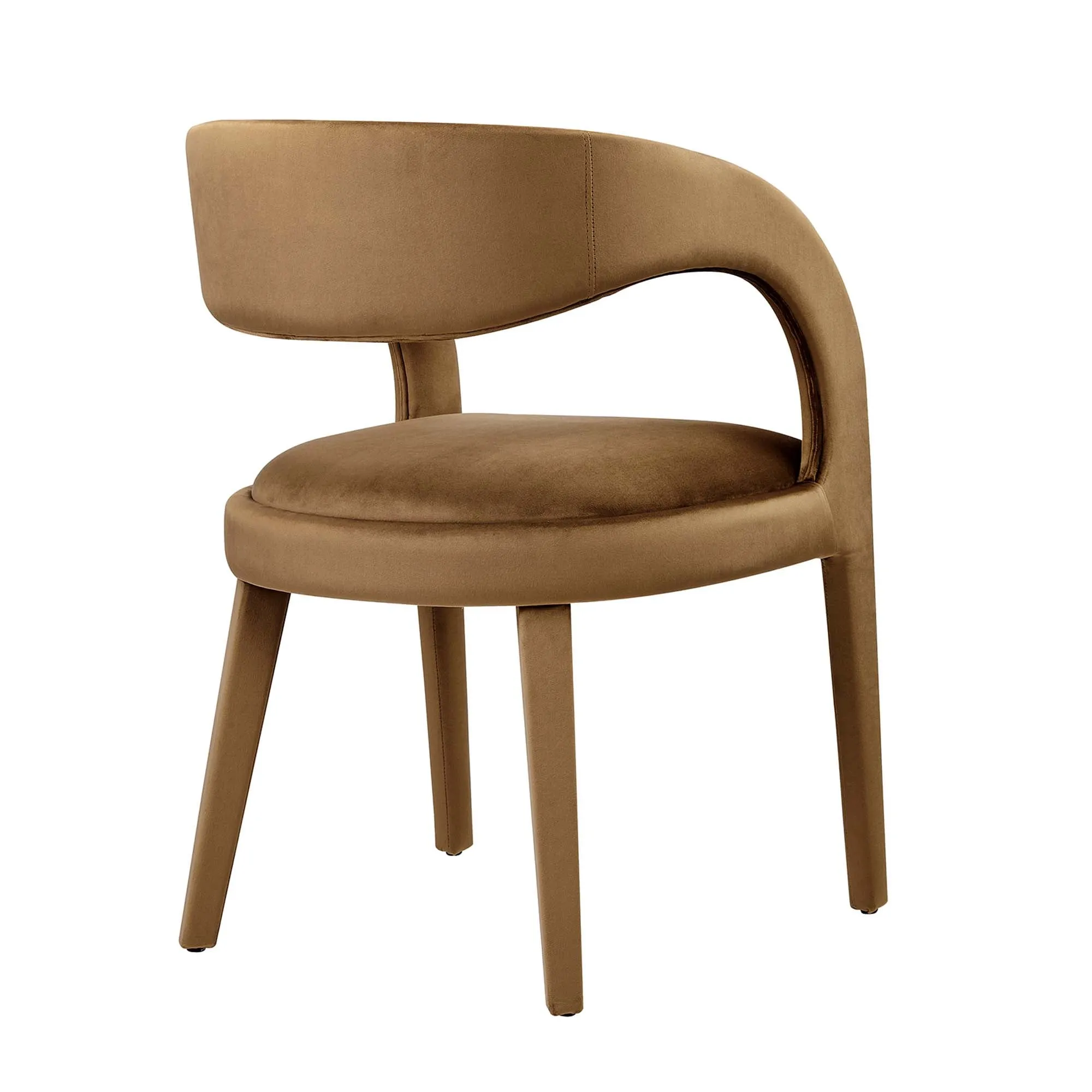 Pinnacle Performance Velvet Dining Chair Set of Two by Modway