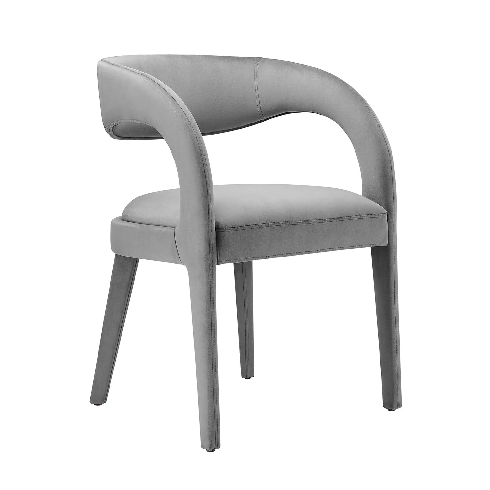 Pinnacle Performance Velvet Dining Chair Set of Two by Modway