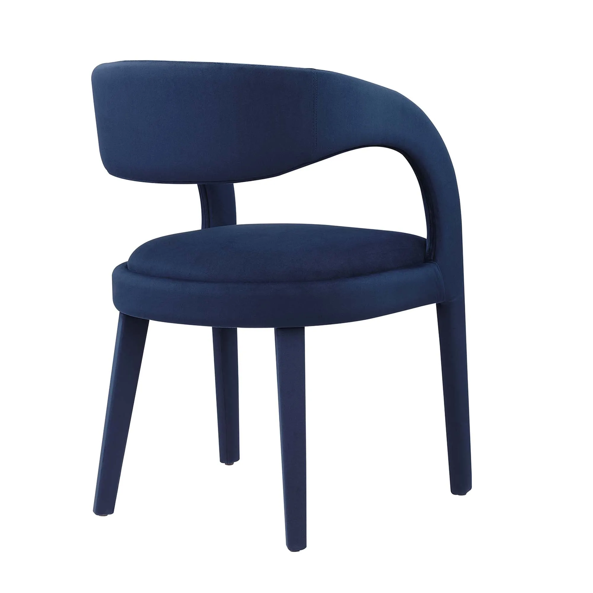 Pinnacle Performance Velvet Dining Chair Set of Two by Modway